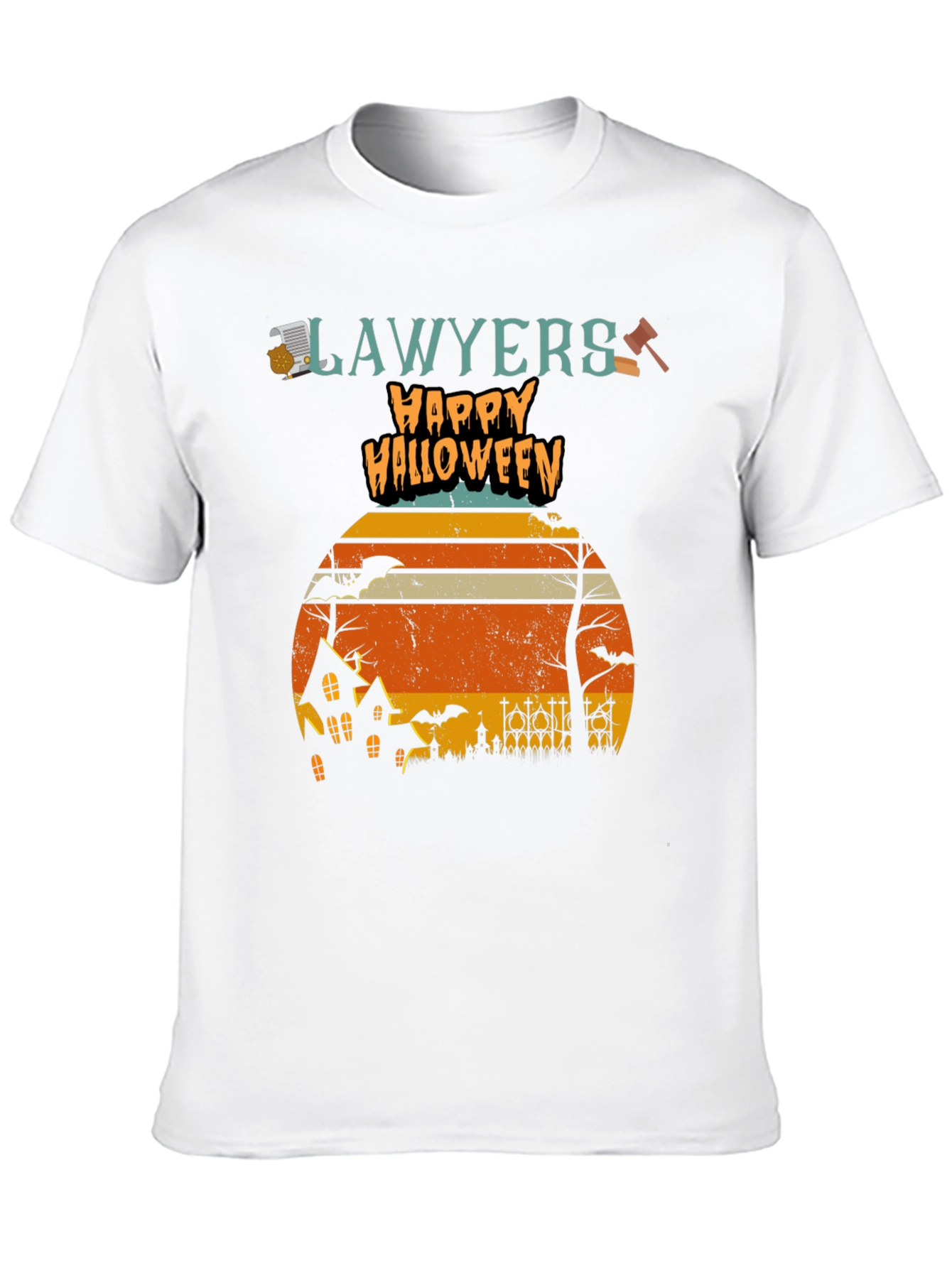 Lawyers Happy Halloween Graphic T-Shirt