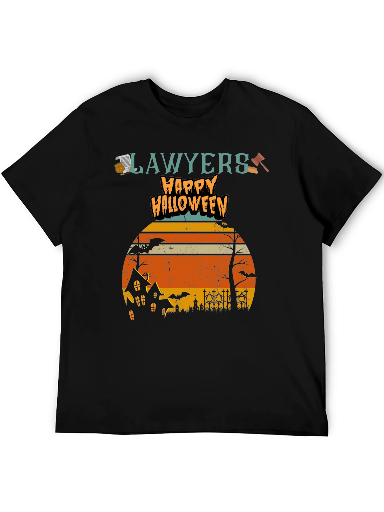 Lawyers Happy Halloween Graphic T-Shirt