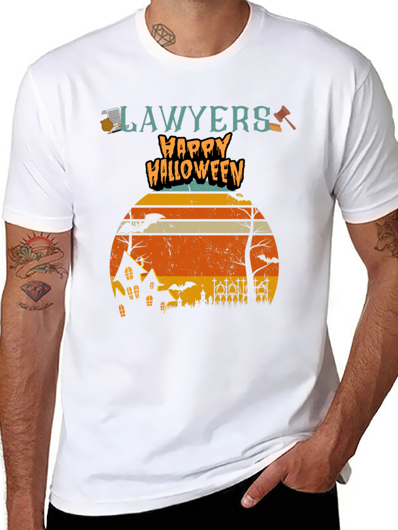 Lawyers Happy Halloween Graphic T-Shirt