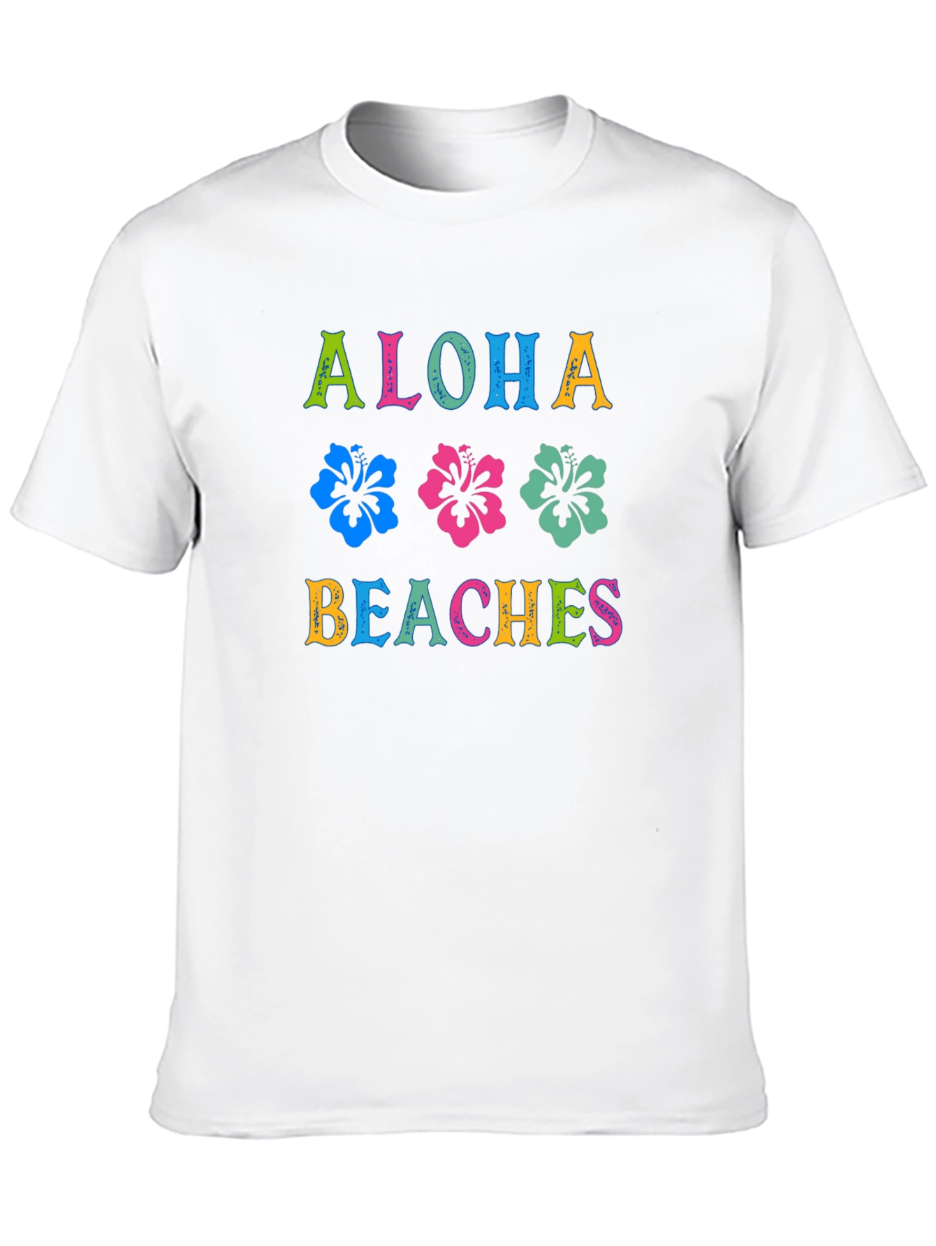 Aloha Beaches Graphic Tee | Tropical Summer Shirt
