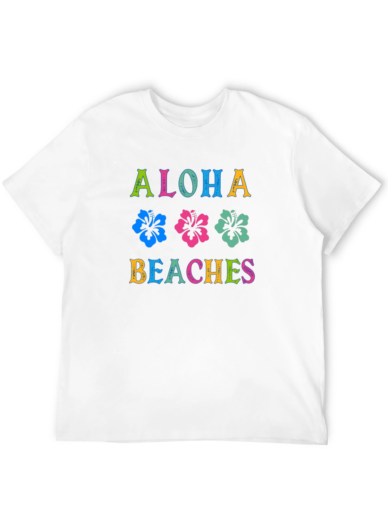 Aloha Beaches Graphic Tee | Tropical Summer Shirt