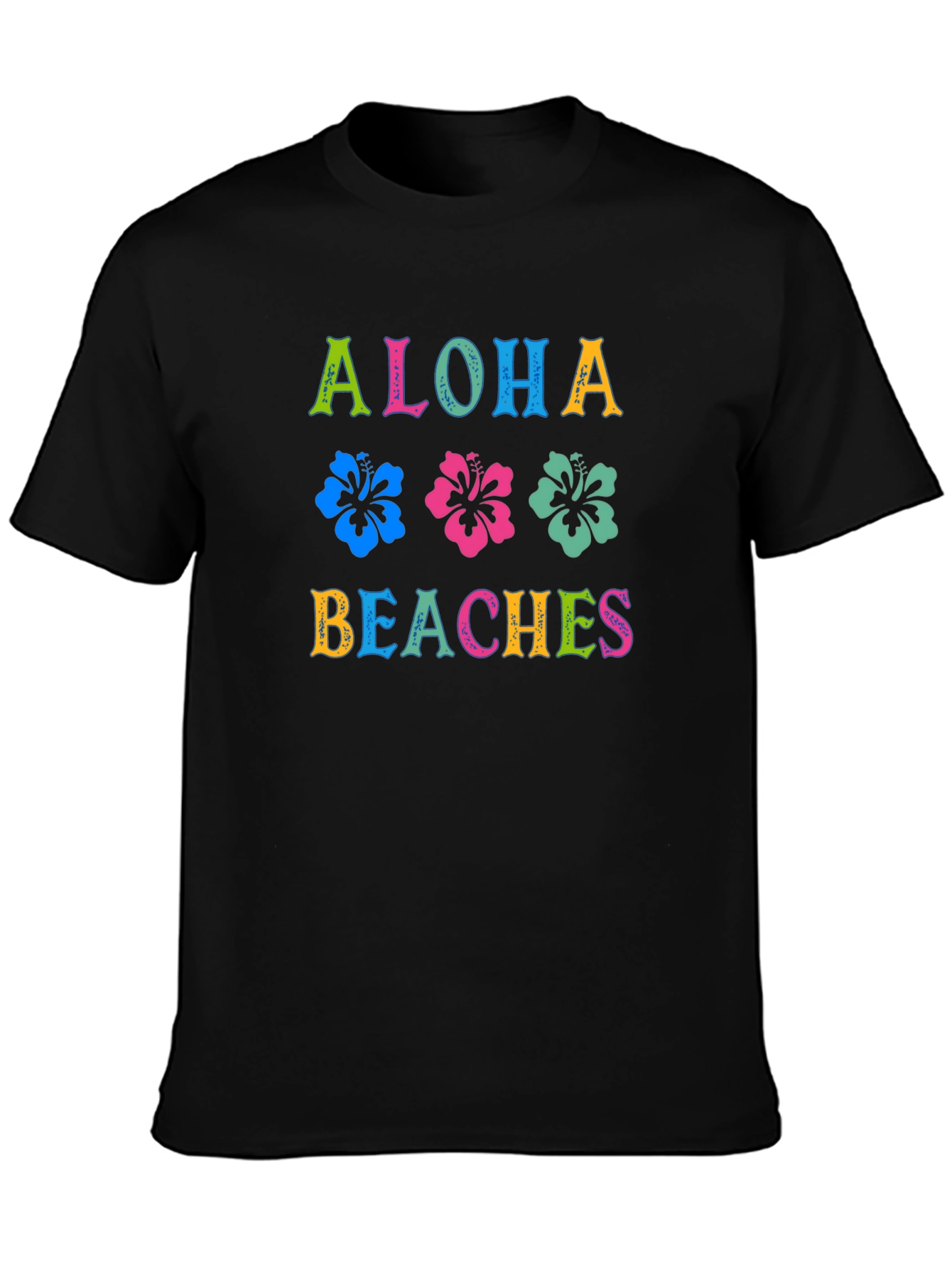 Aloha Beaches Graphic Tee | Tropical Summer Shirt