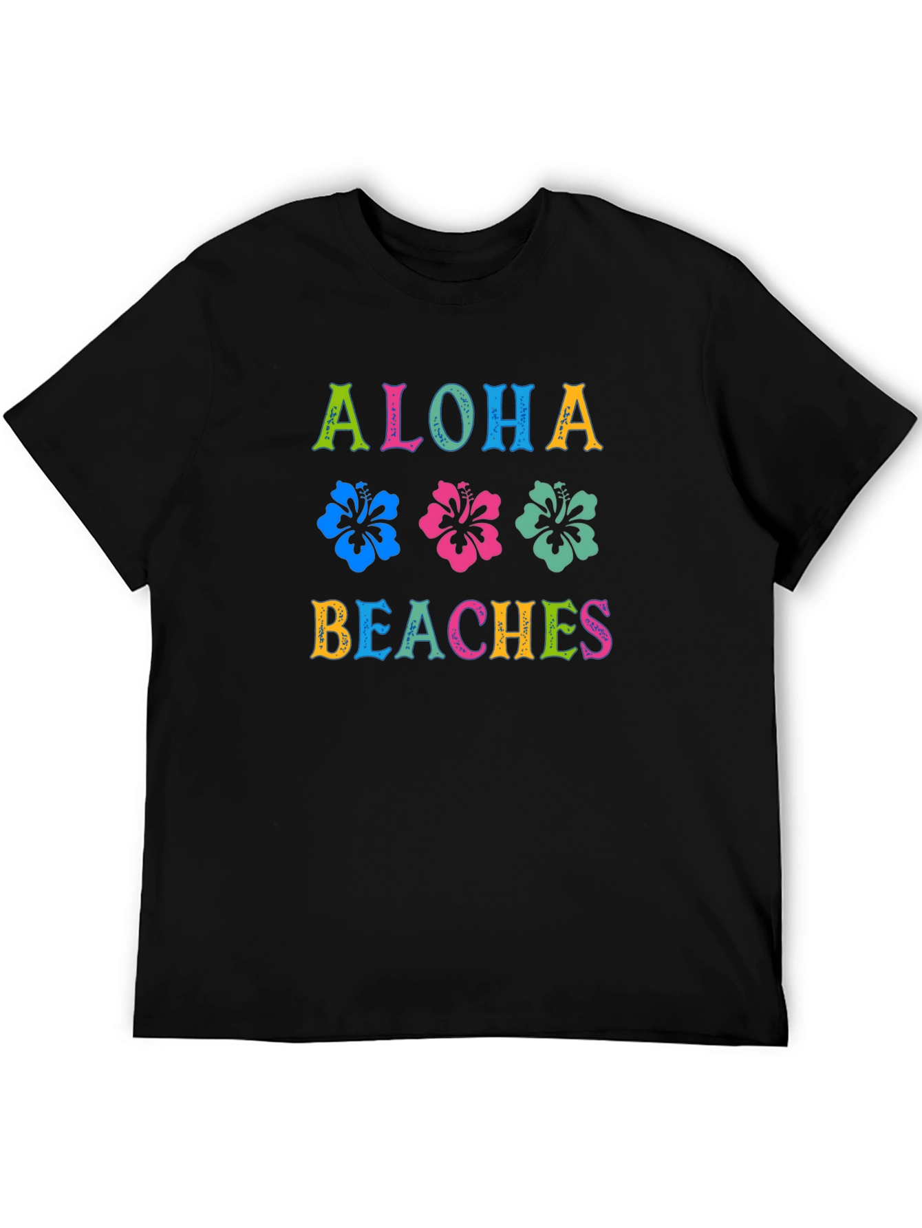 Aloha Beaches Graphic Tee | Tropical Summer Shirt