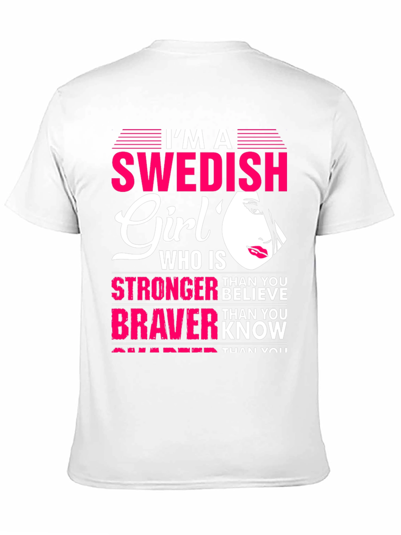 Swedish Girl Graphic Tee - Strong & Brave