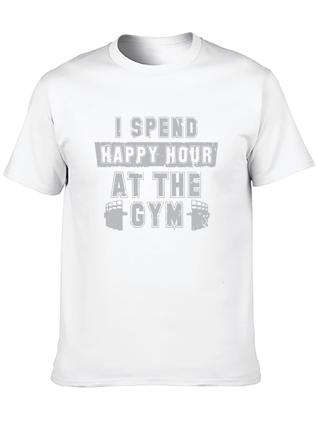 Gym Happy Hour Graphic T-Shirt