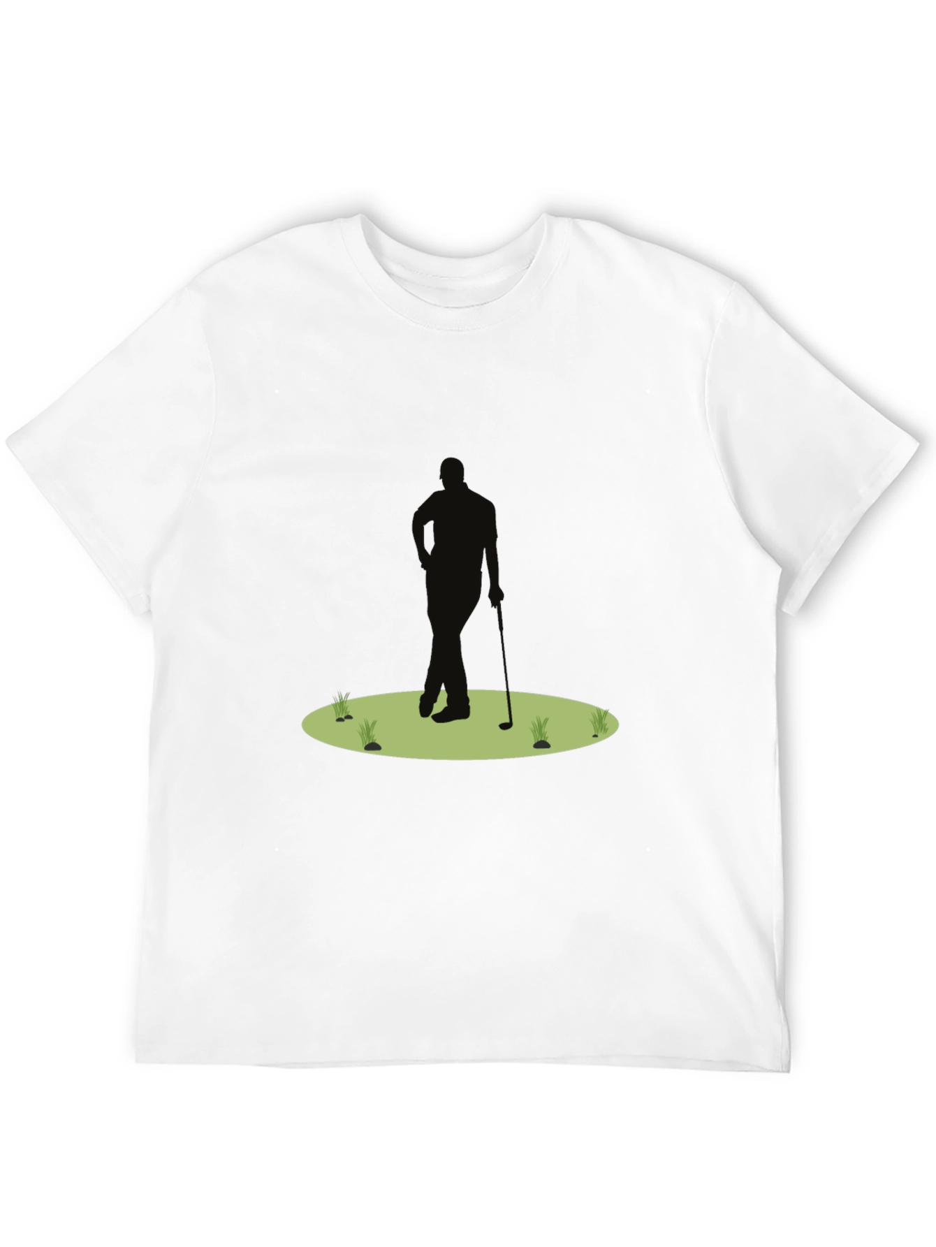 Golf Silhouette Black T-Shirt