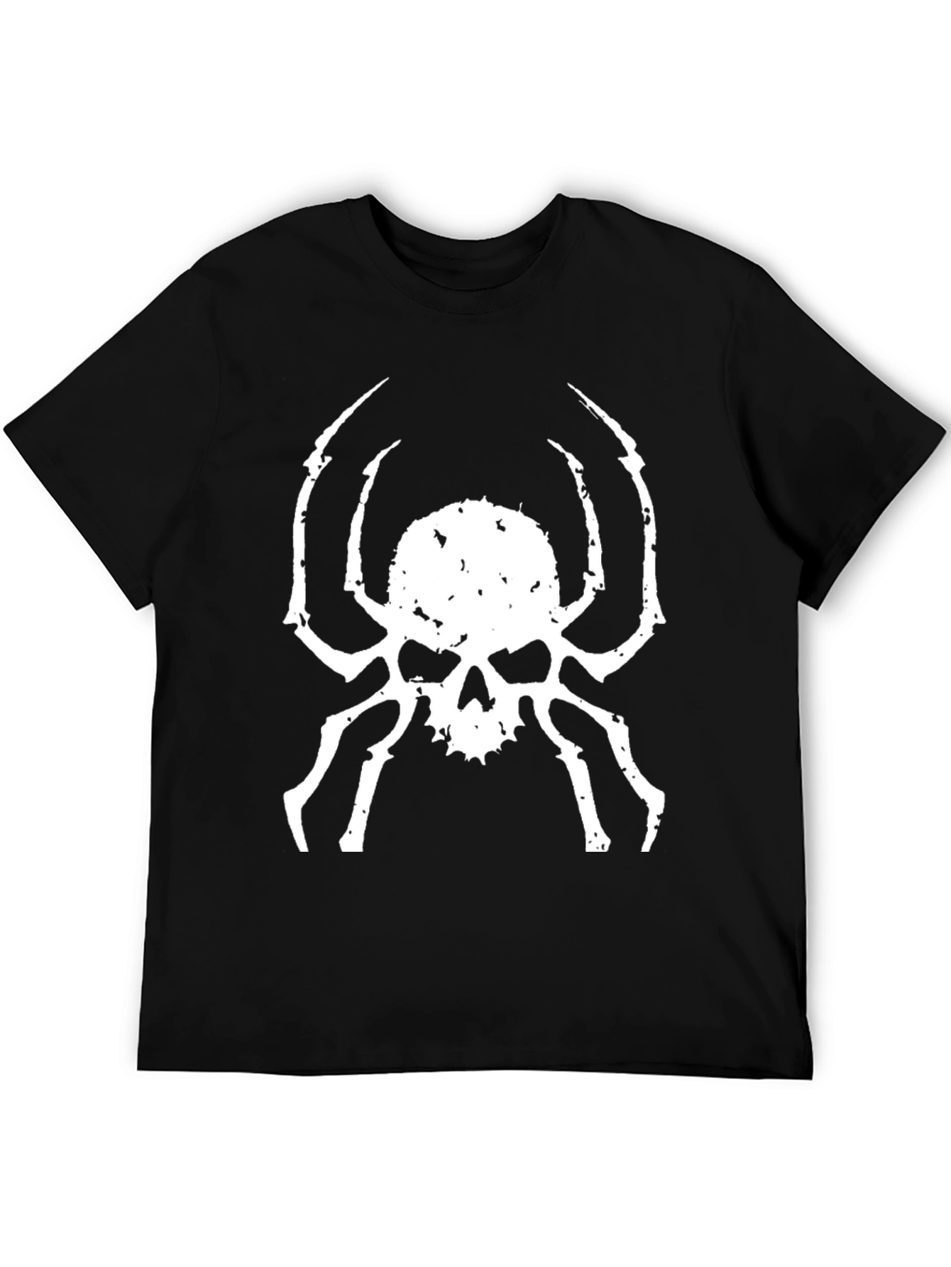 Skull Spider Graphic Tee - Mens Black T-Shirt
