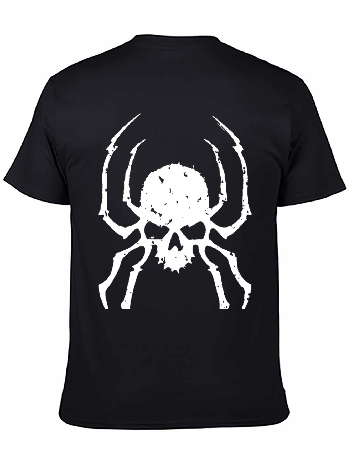 Skull Spider Graphic Tee - Mens Black T-Shirt