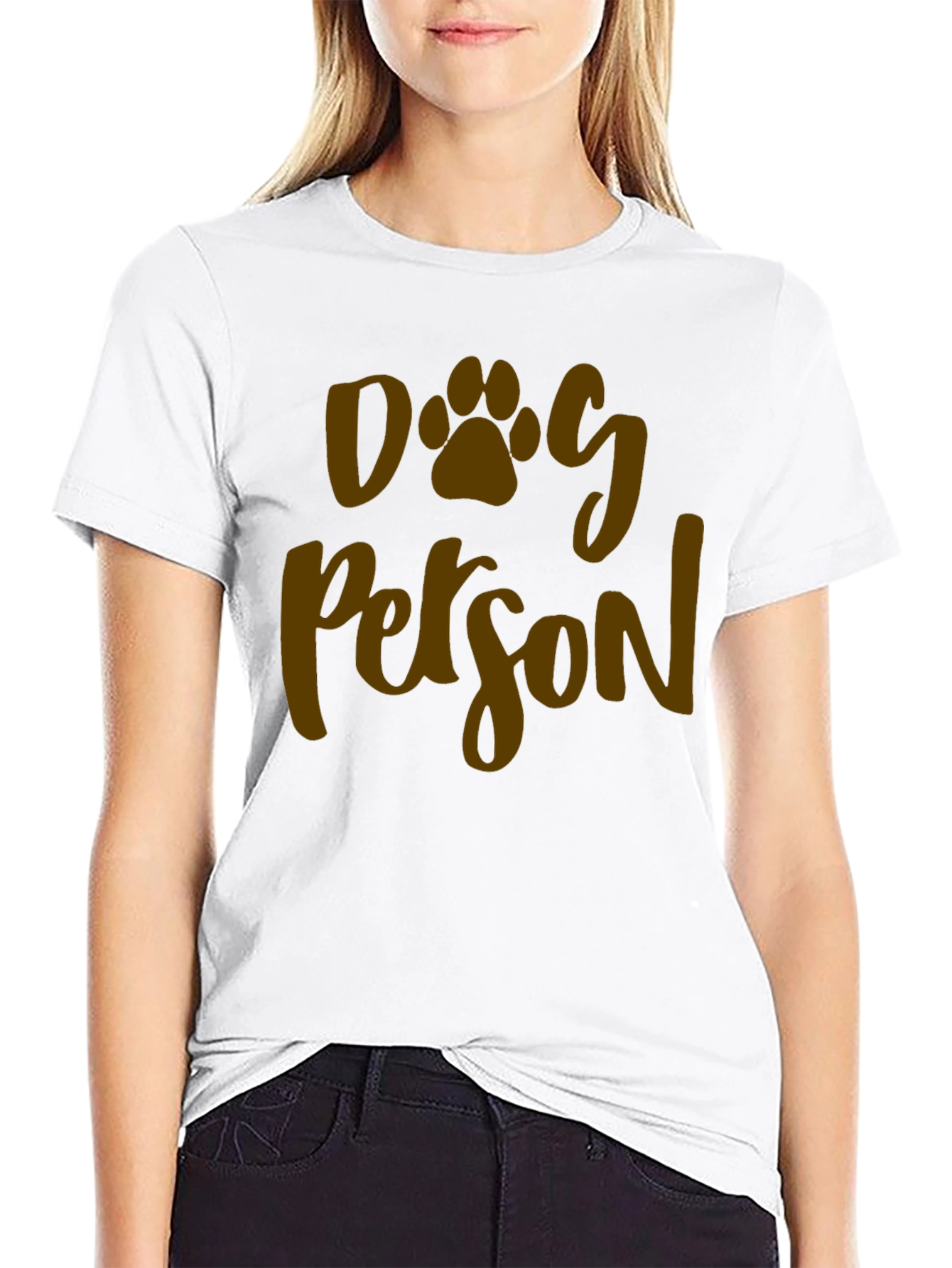 Dog Person Graphic Tee -  Unisex Black T-Shirt