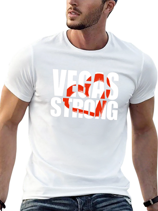 Vegas Strong Graphic Tee - Unisex Black T-Shirt