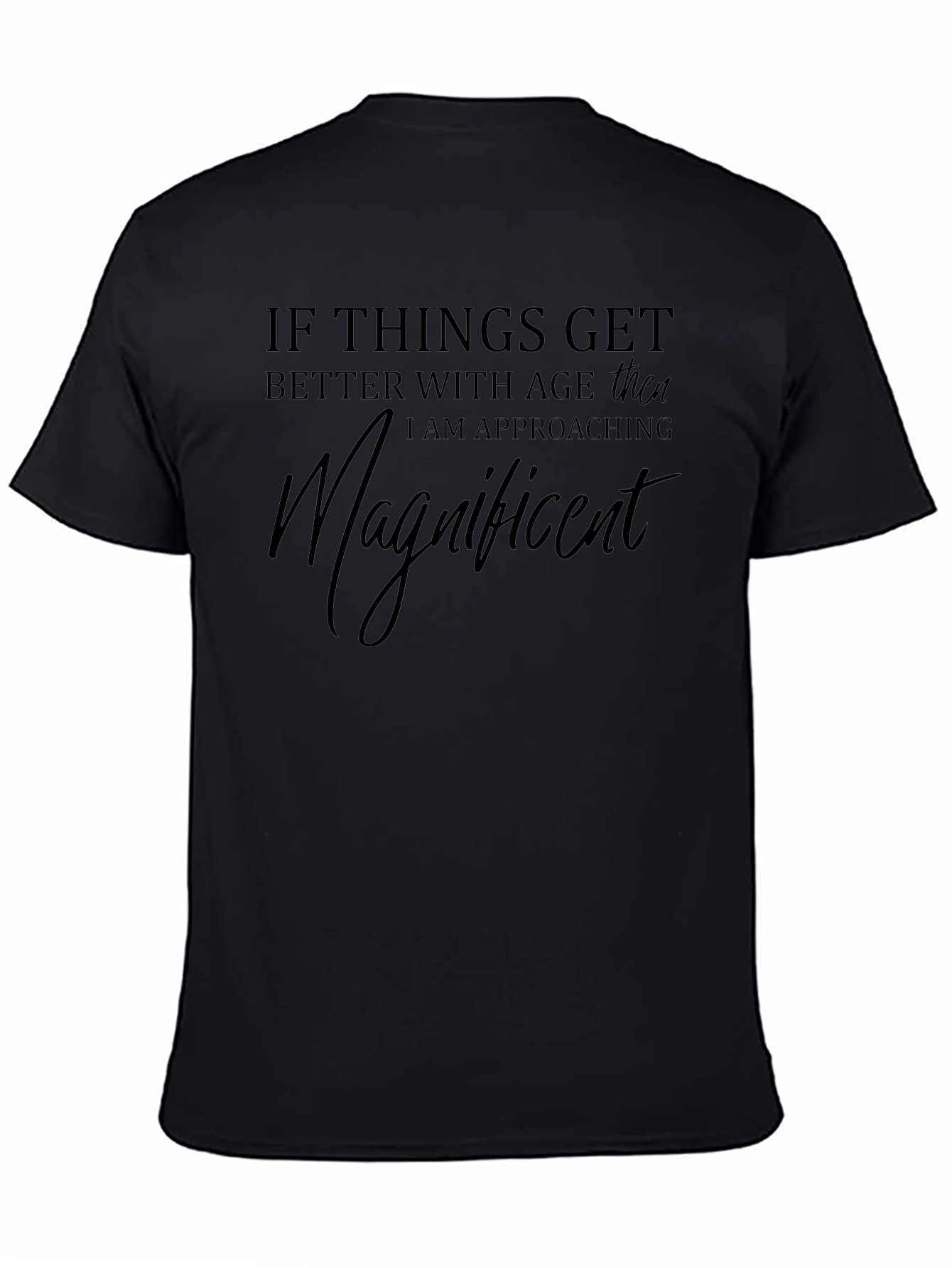 Magnificent Age Black Graphic Tee