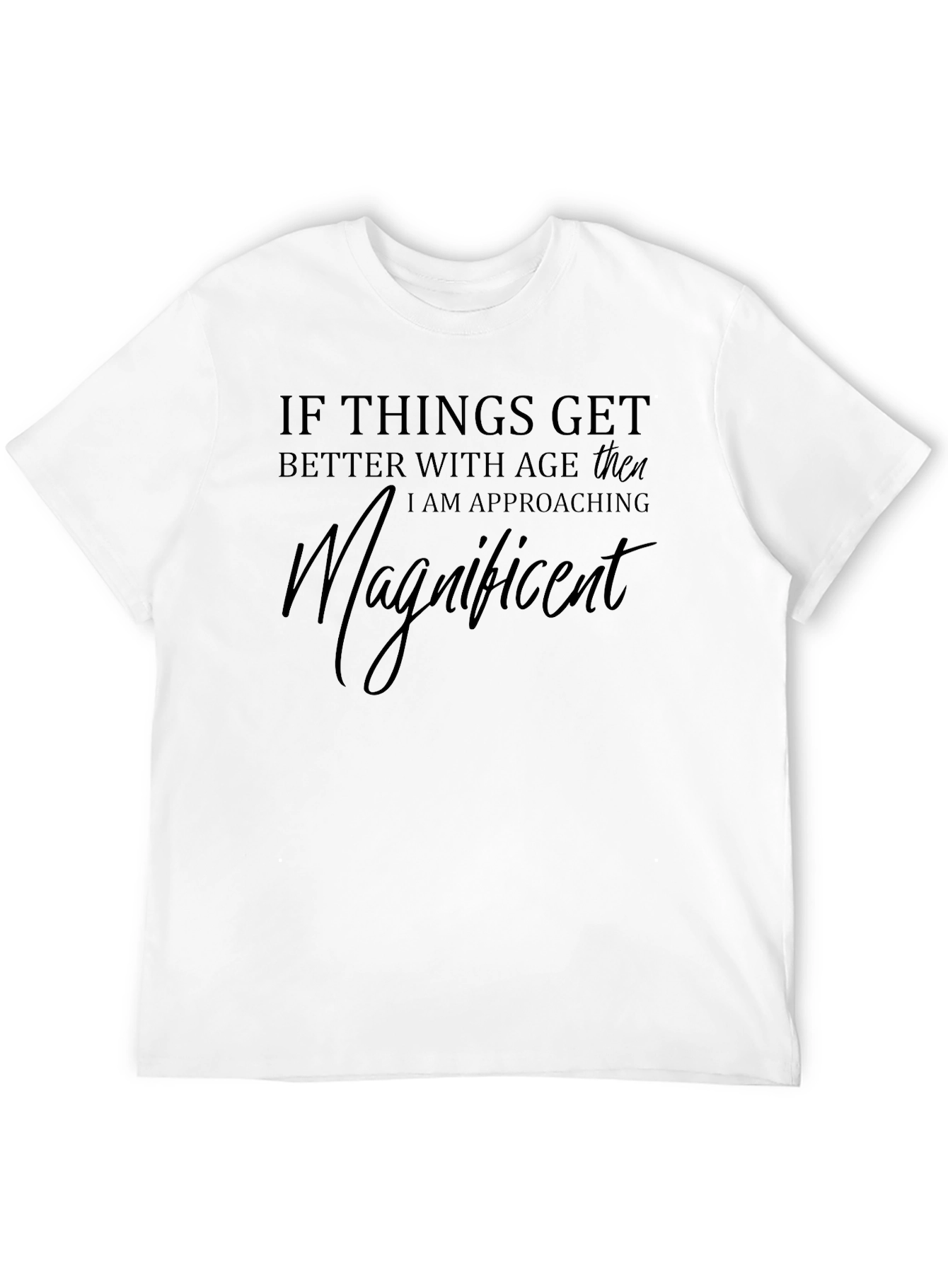 Magnificent Age Black Graphic Tee