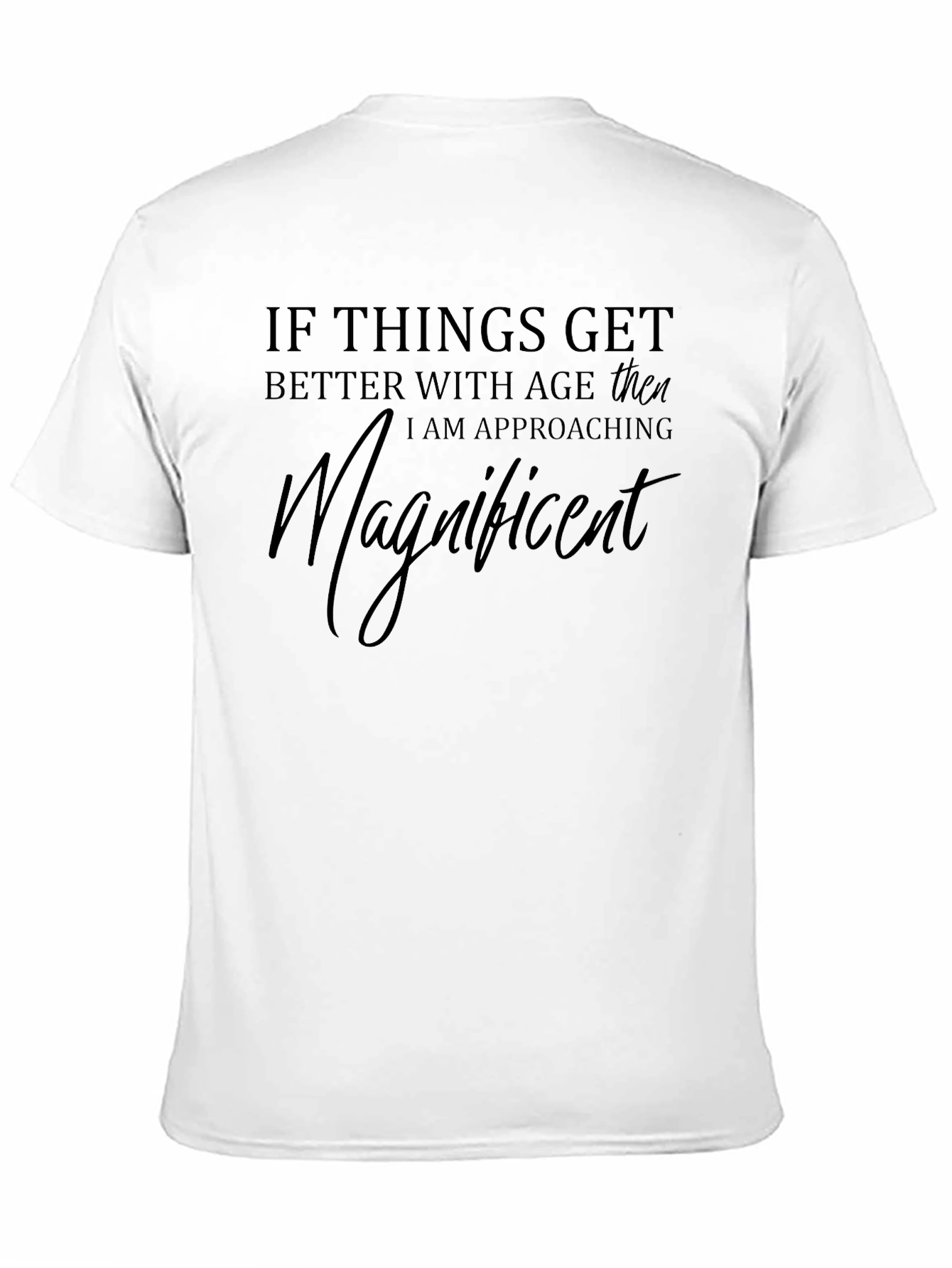 Magnificent Age Black Graphic Tee