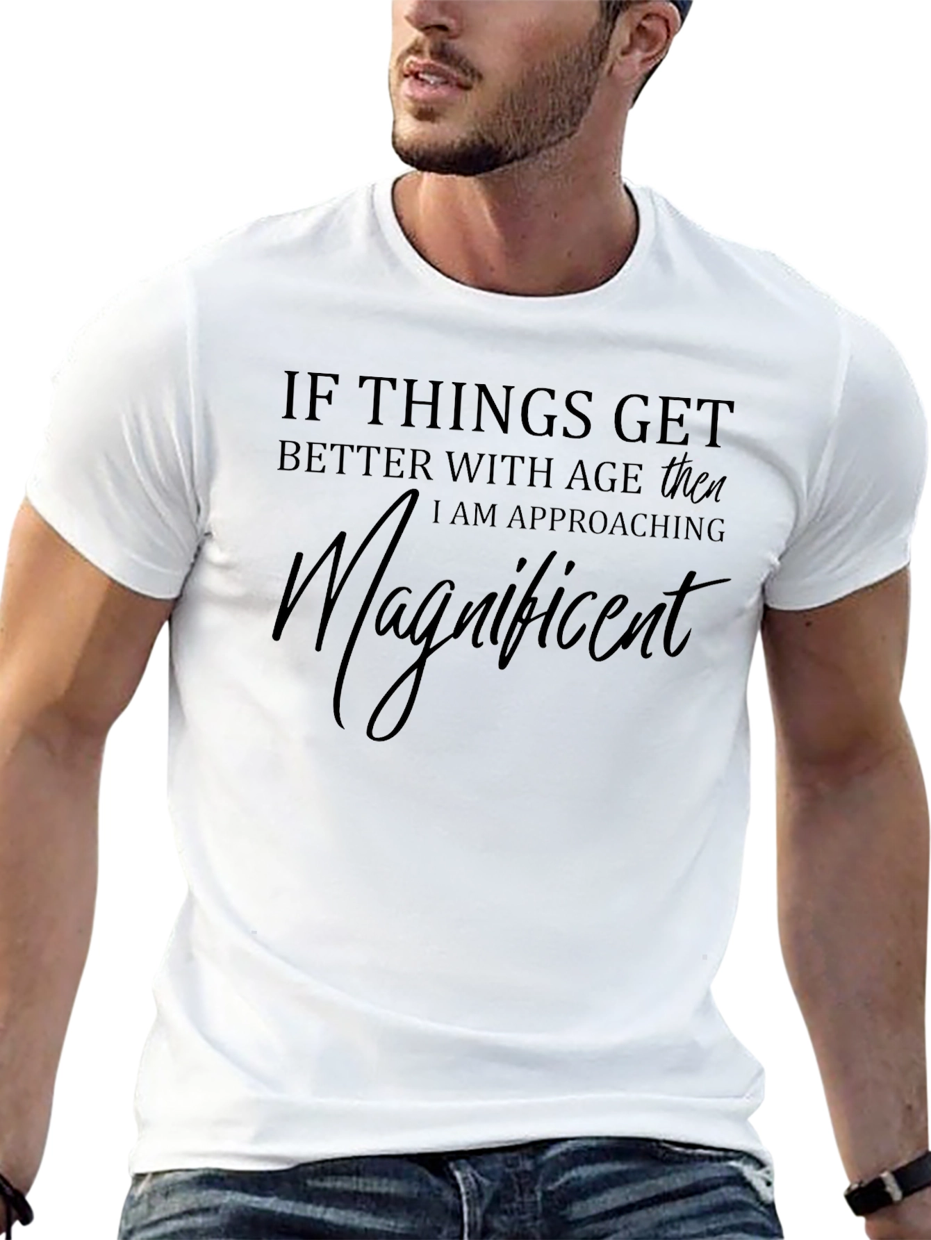 Magnificent Age Black Graphic Tee