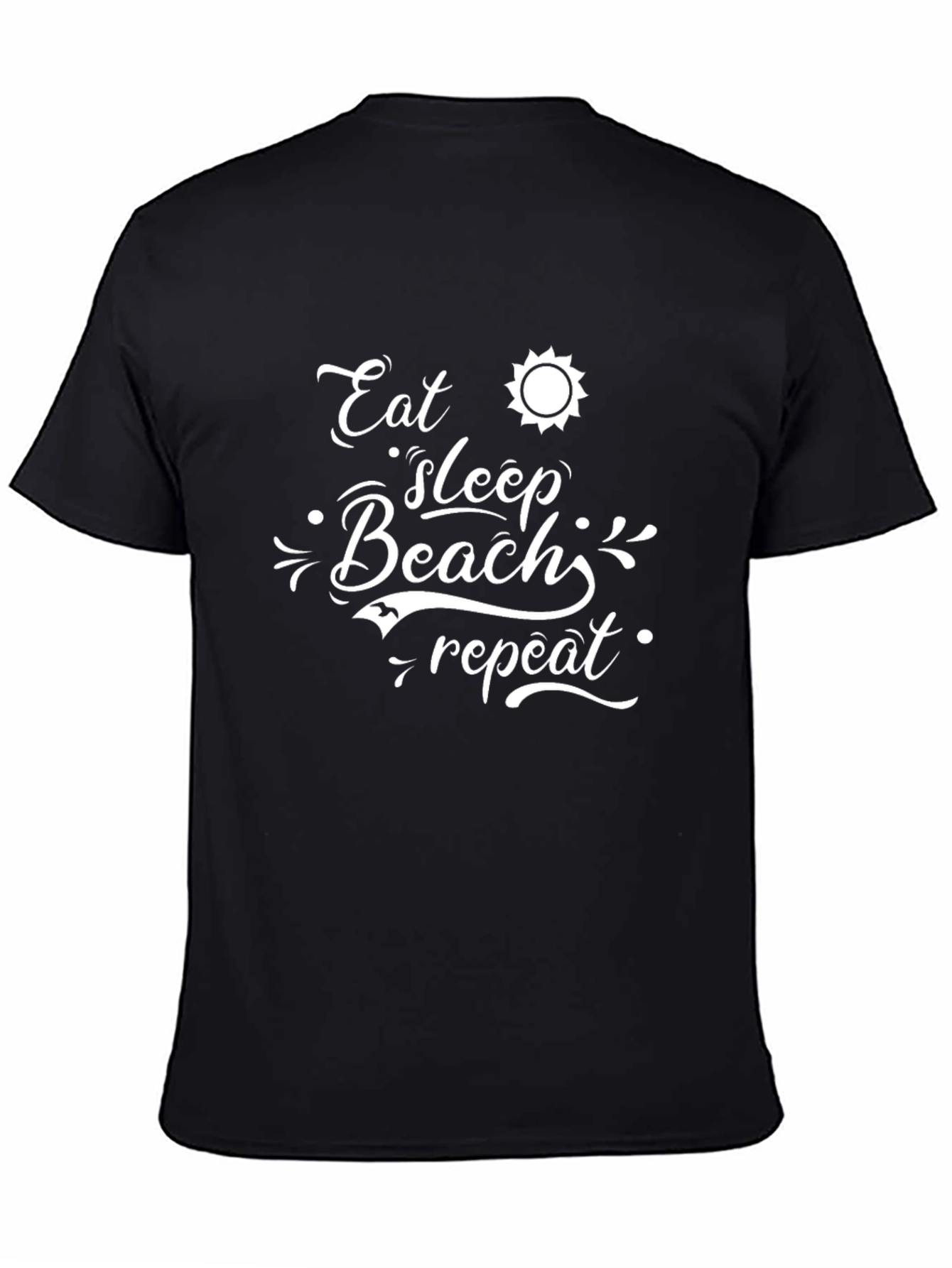 Eat Sleep Beach Repeat Graphic Tee