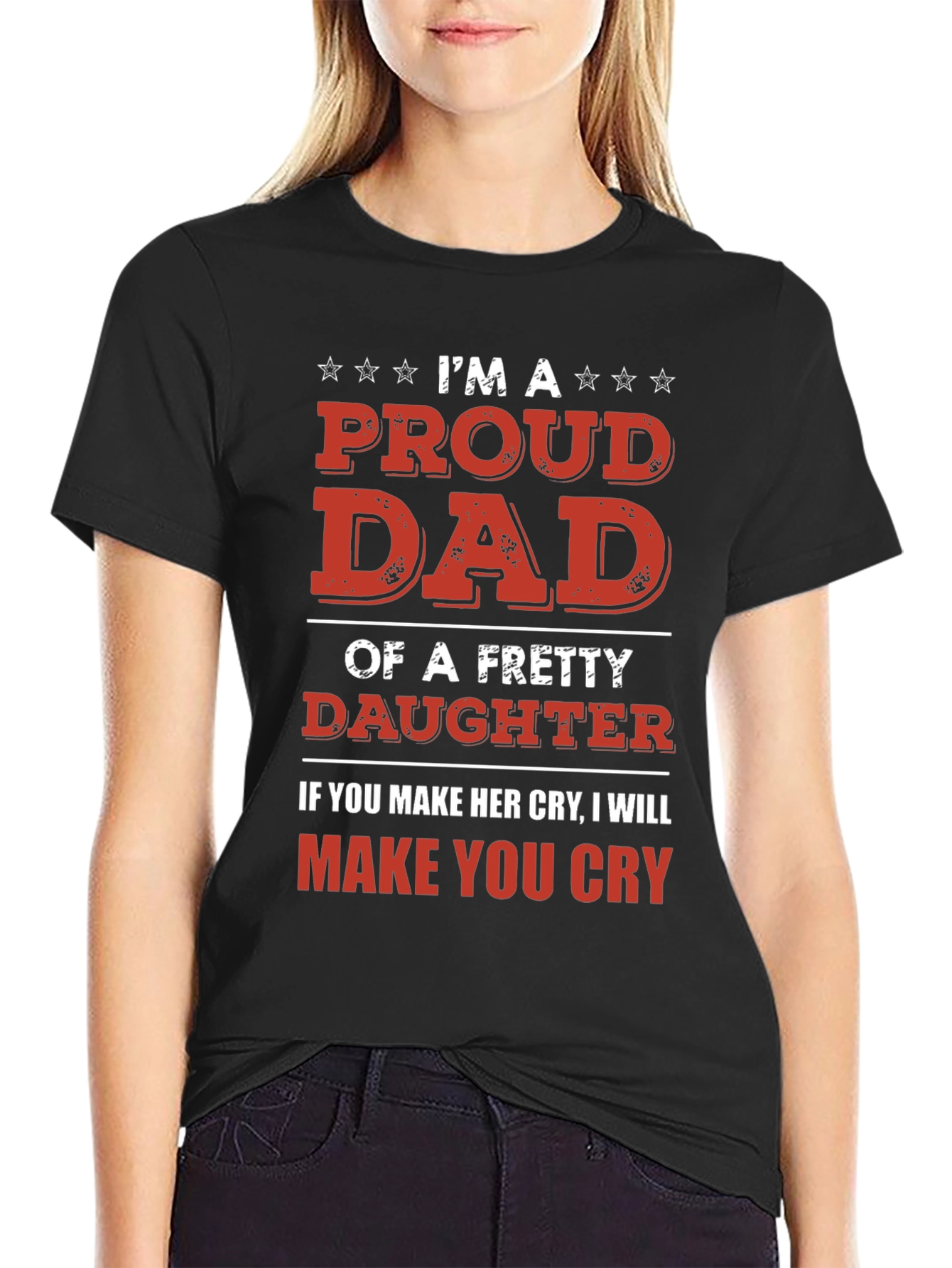 Proud Dad T-Shirt - Protective Father Gift