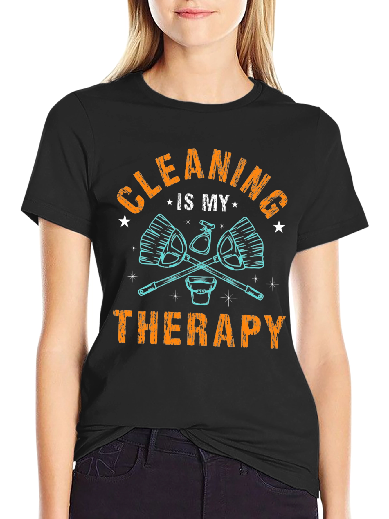 Cleaning is My Therapy T-Shirt