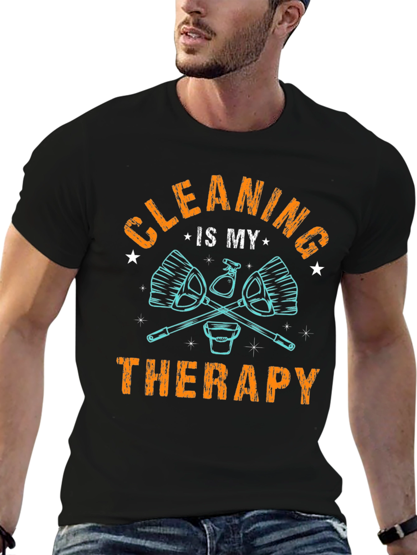 Cleaning is My Therapy T-Shirt