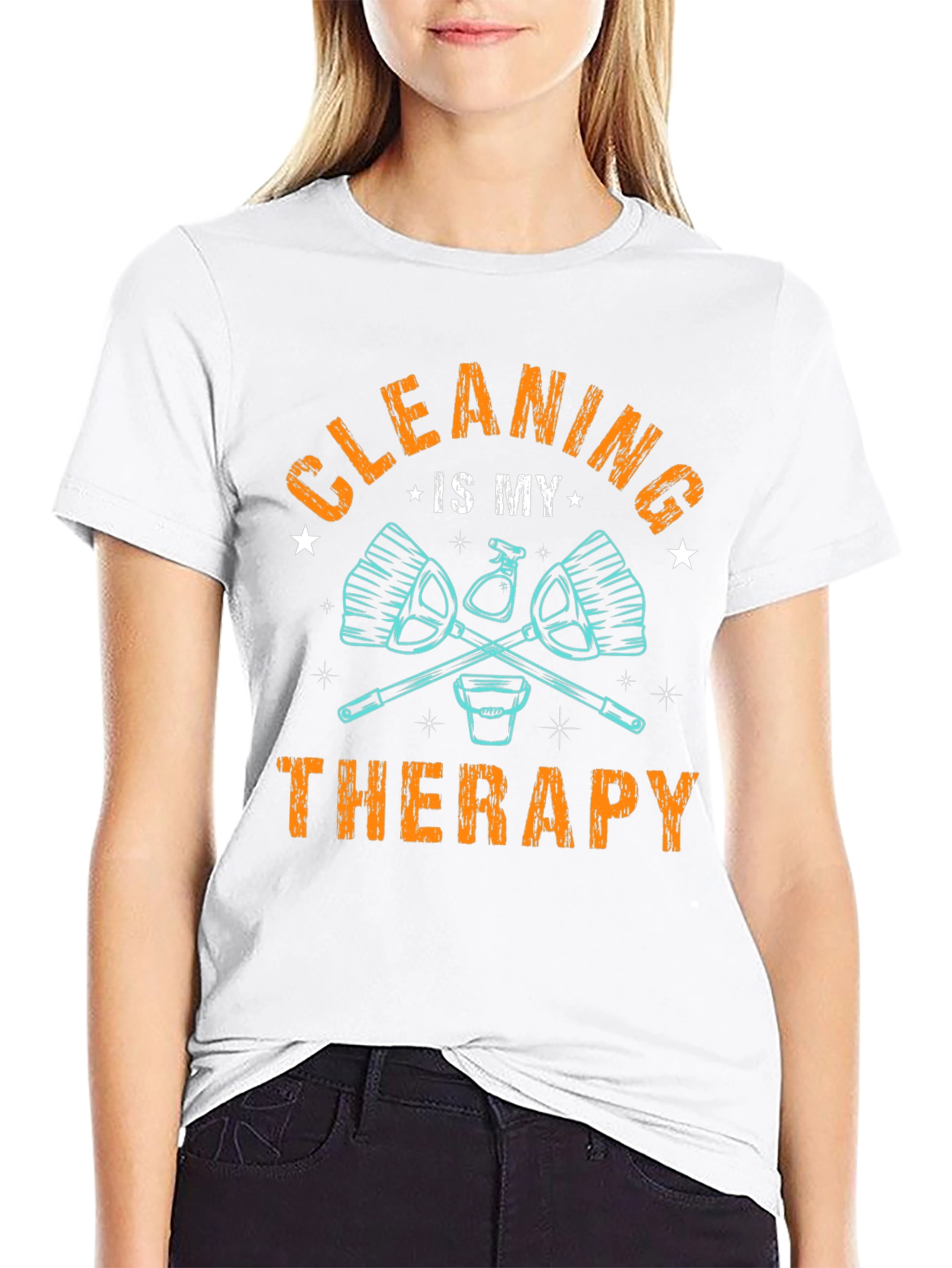 Cleaning is My Therapy T-Shirt