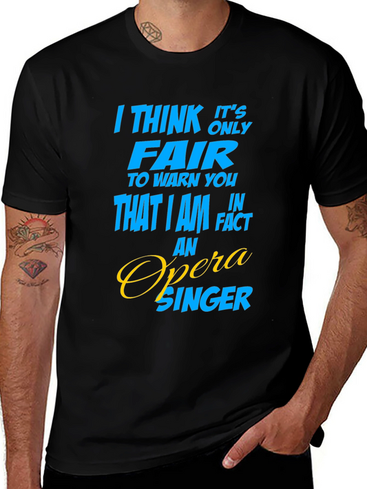 Opera Singer Graphic T-Shirt - Funny Gift Idea