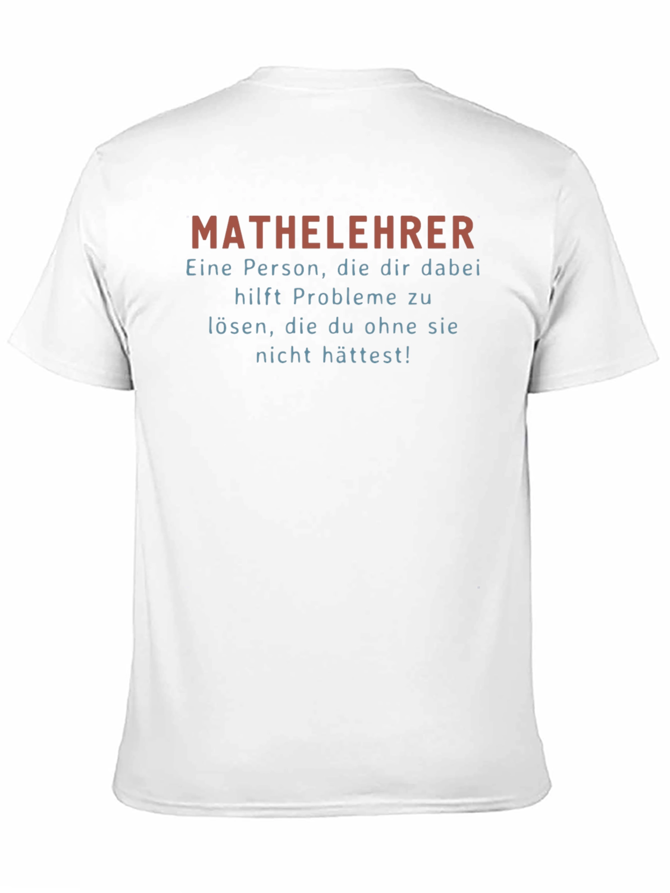 Mathelehrer T-Shirt - German Math Teacher Humor Tee