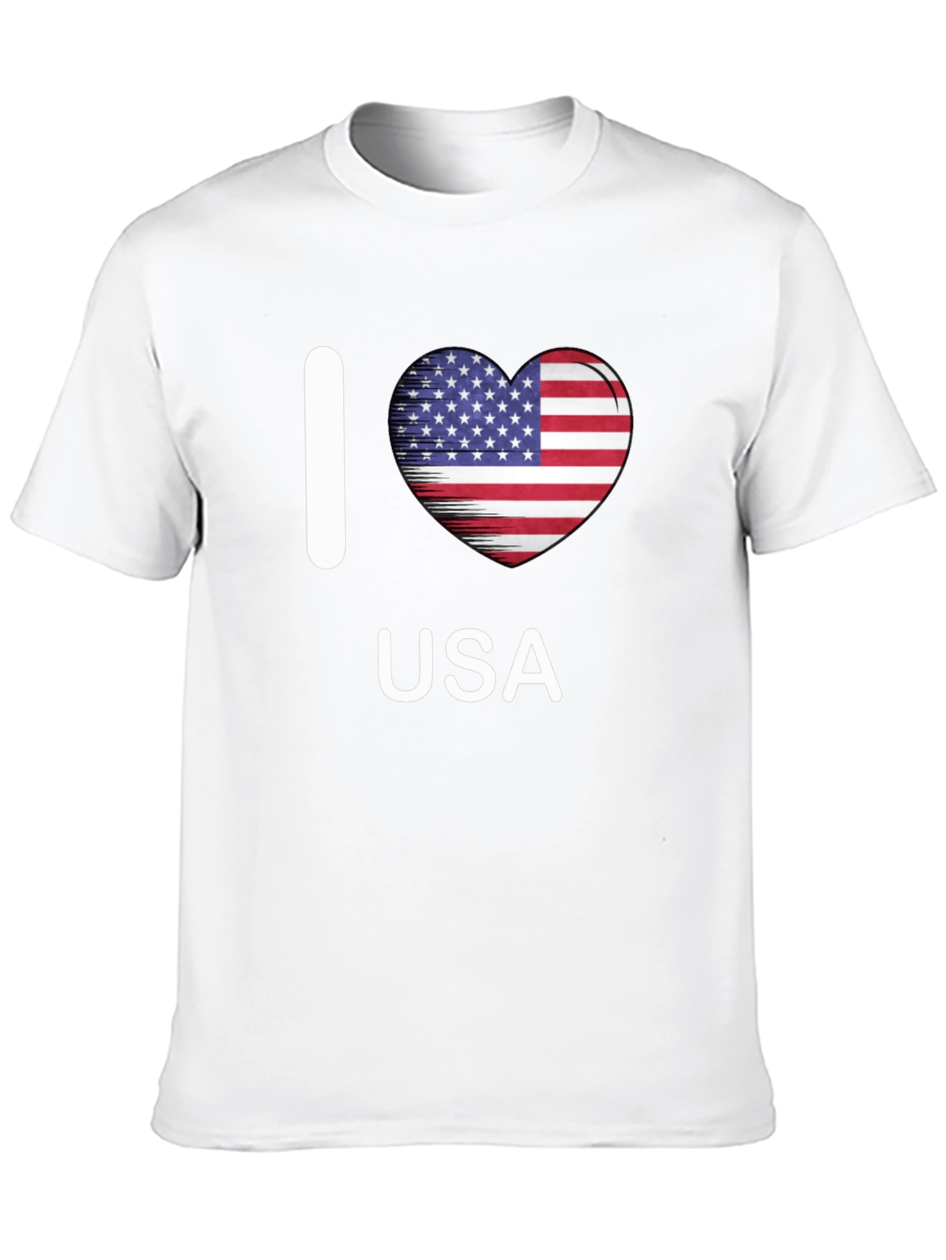 I Heart USA Patriotic T-Shirt