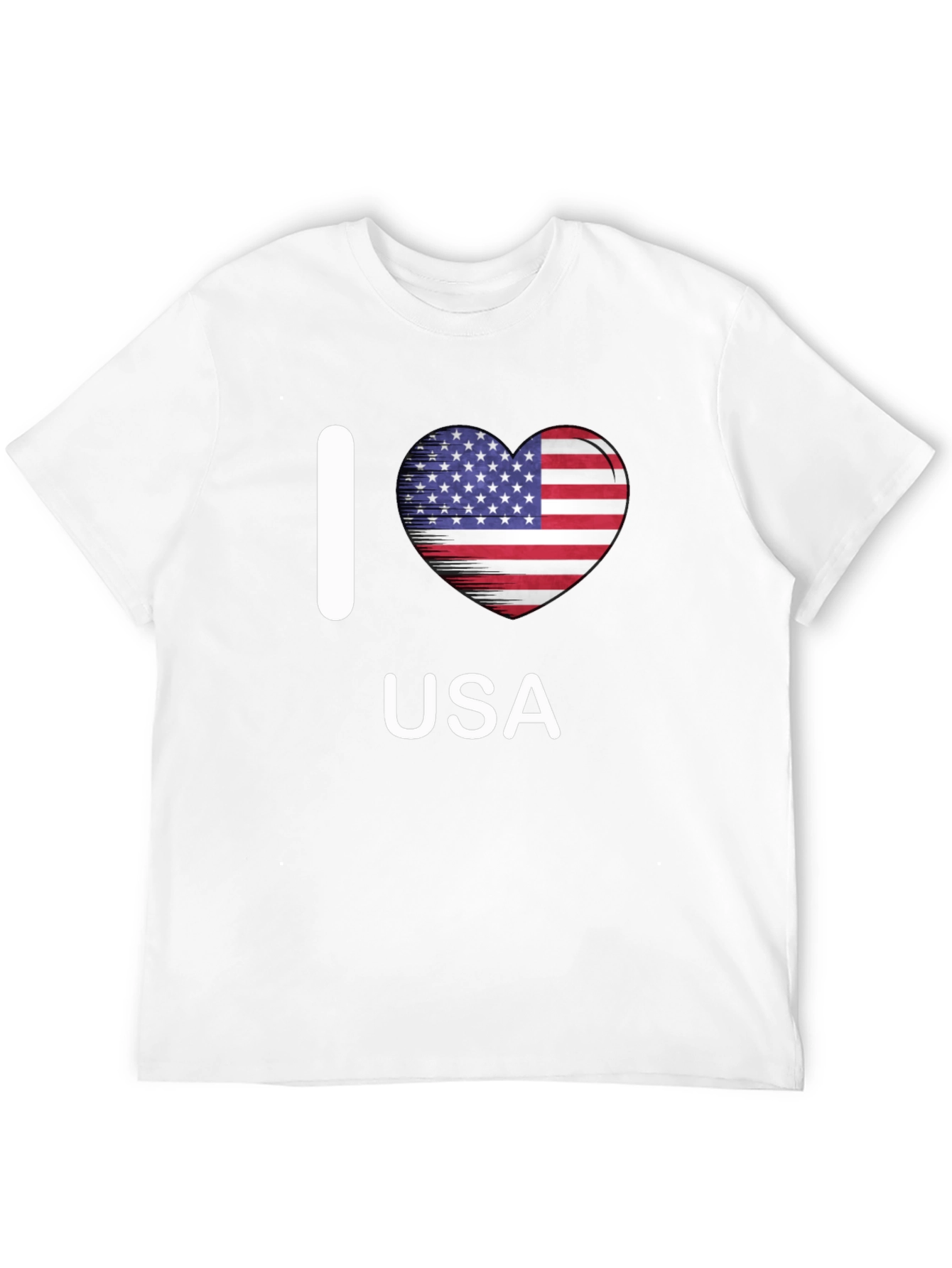 I Heart USA Patriotic T-Shirt