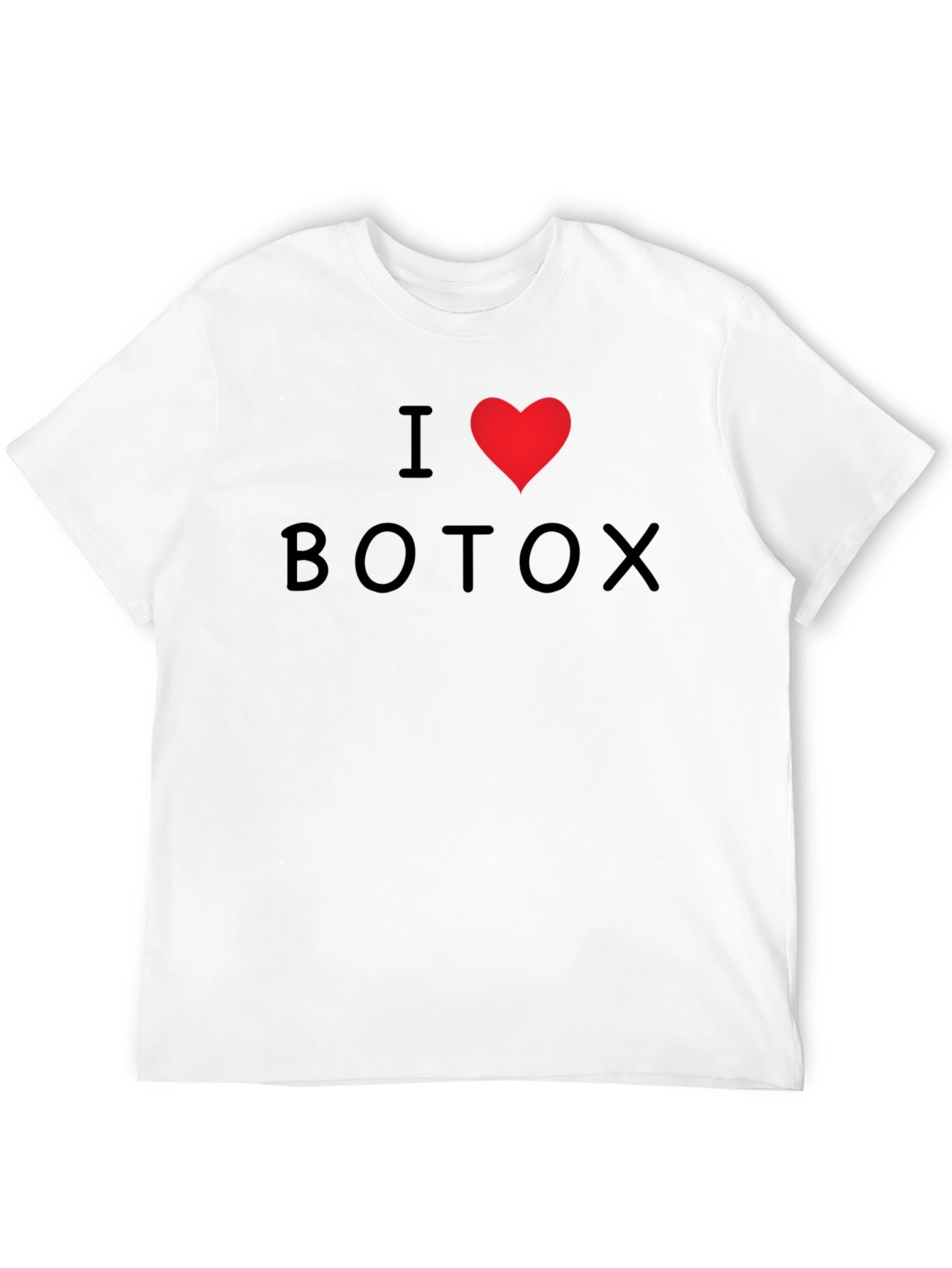 I Heart Botox Graphic Tee - Black Cotton T-Shirt