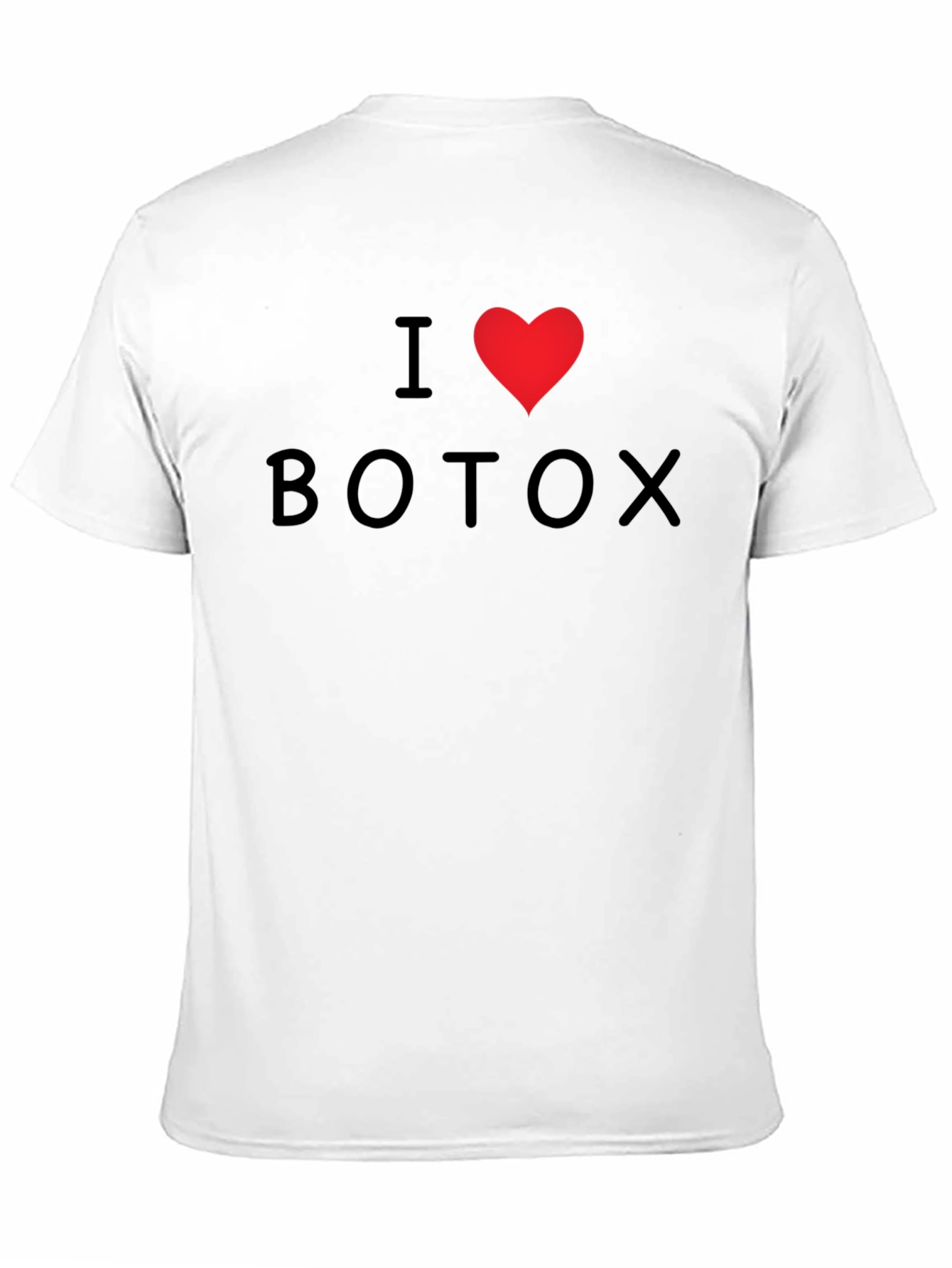 I Heart Botox Graphic Tee - Black Cotton T-Shirt