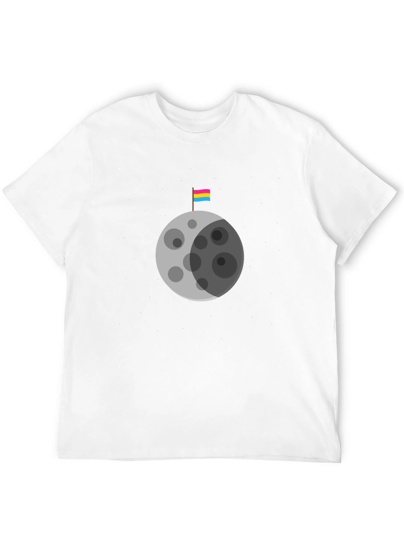 Pansexual Pride Moon Graphic Tee