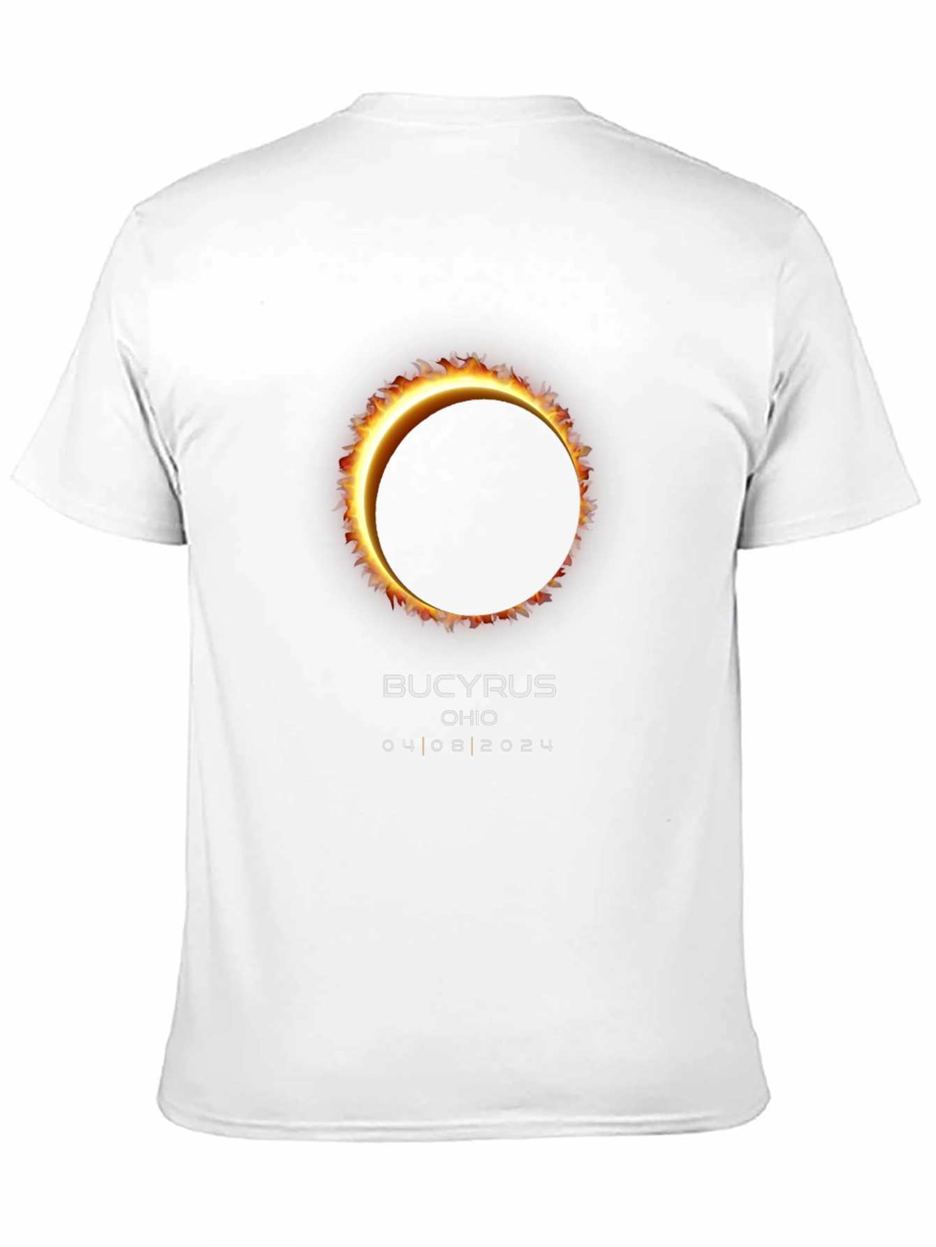 Bucyrus Ohio 2024 Total Solar Eclipse T-Shirt
