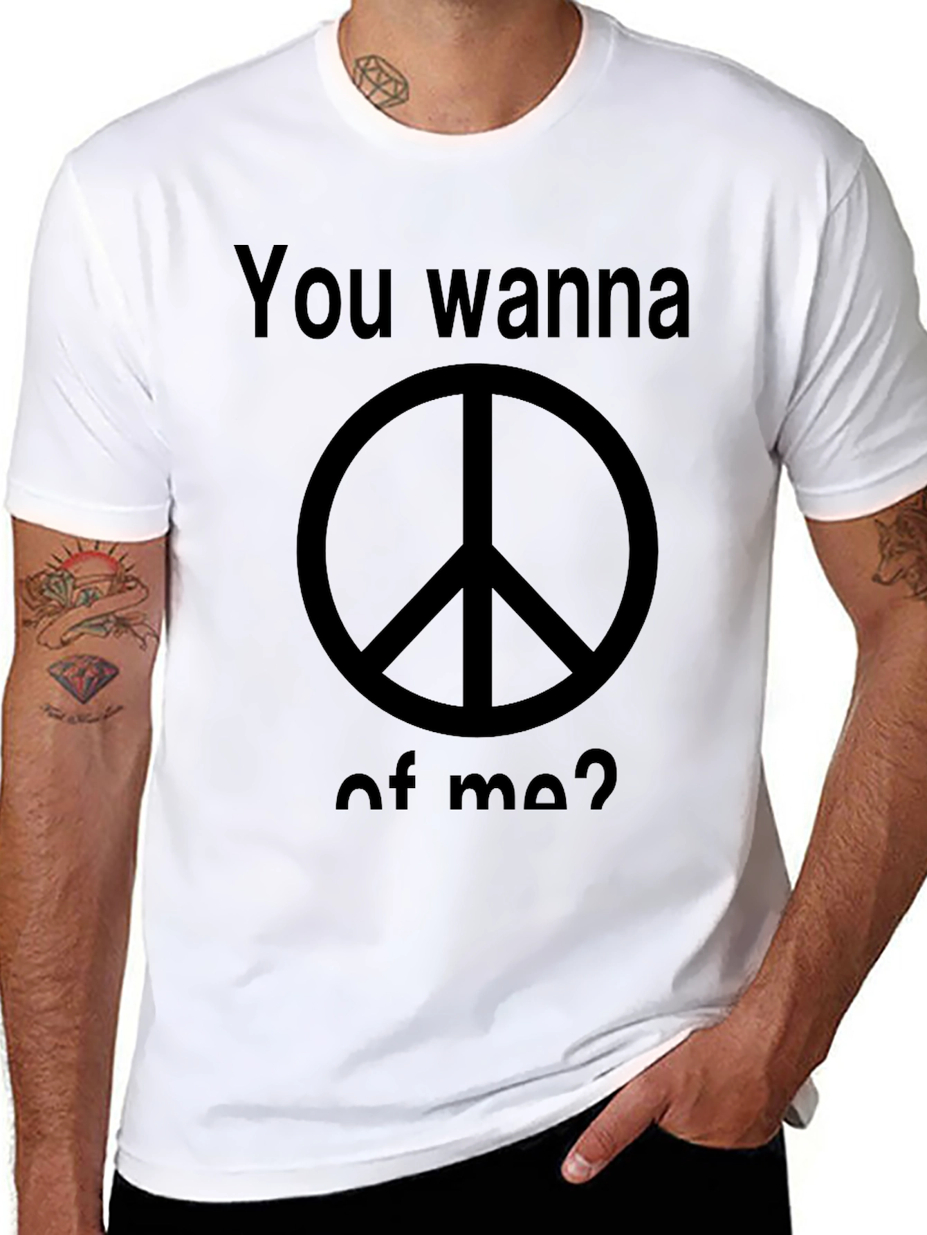 Peace Sign T-Shirt - You Wanna Piece of Me?