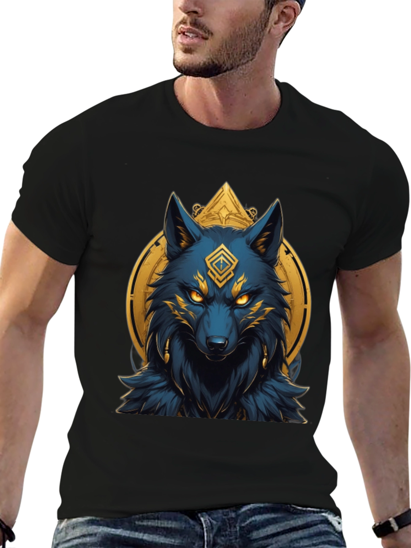 Mystic Wolf Graphic T-Shirt