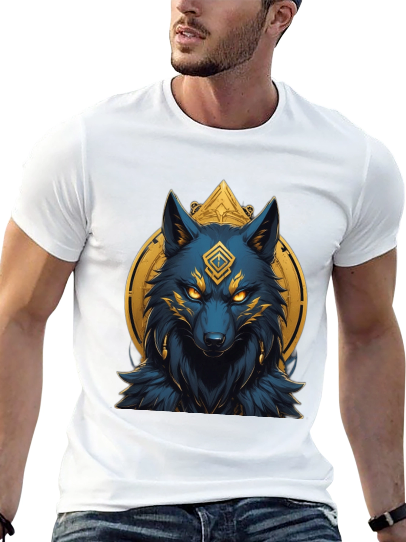 Mystic Wolf Graphic T-Shirt