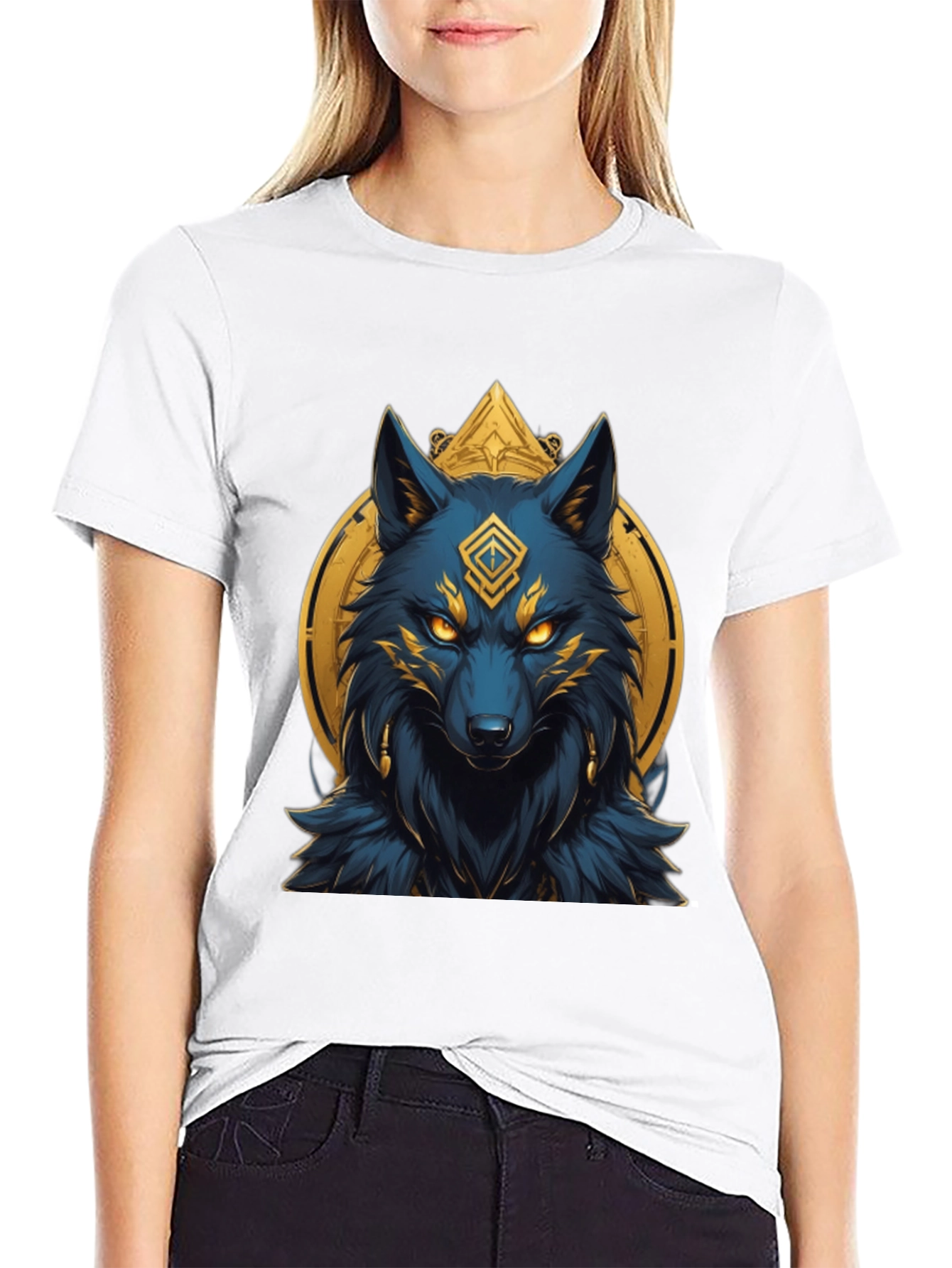 Mystic Wolf Graphic T-Shirt