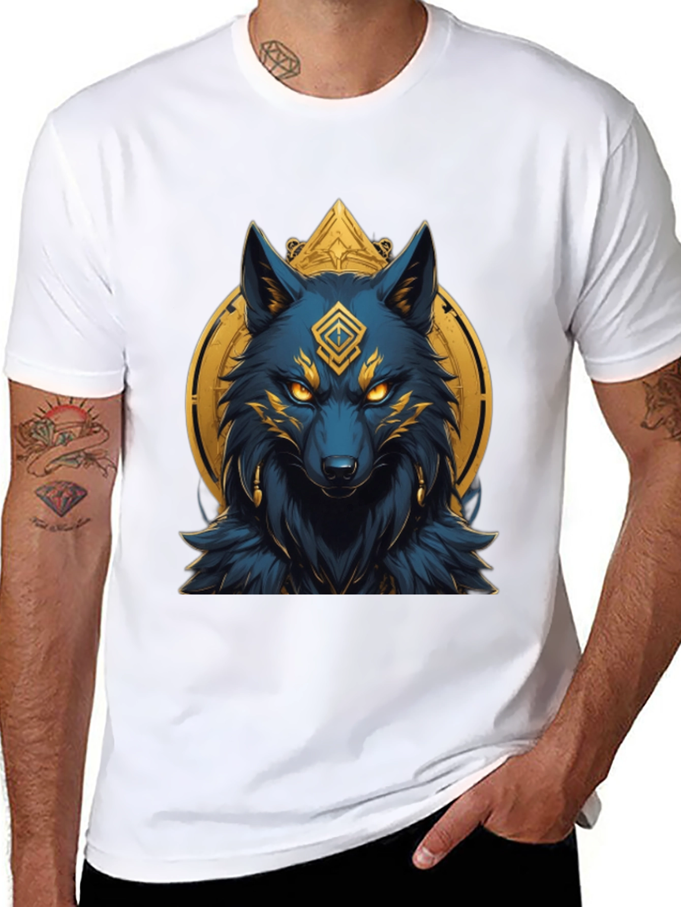 Mystic Wolf Graphic T-Shirt