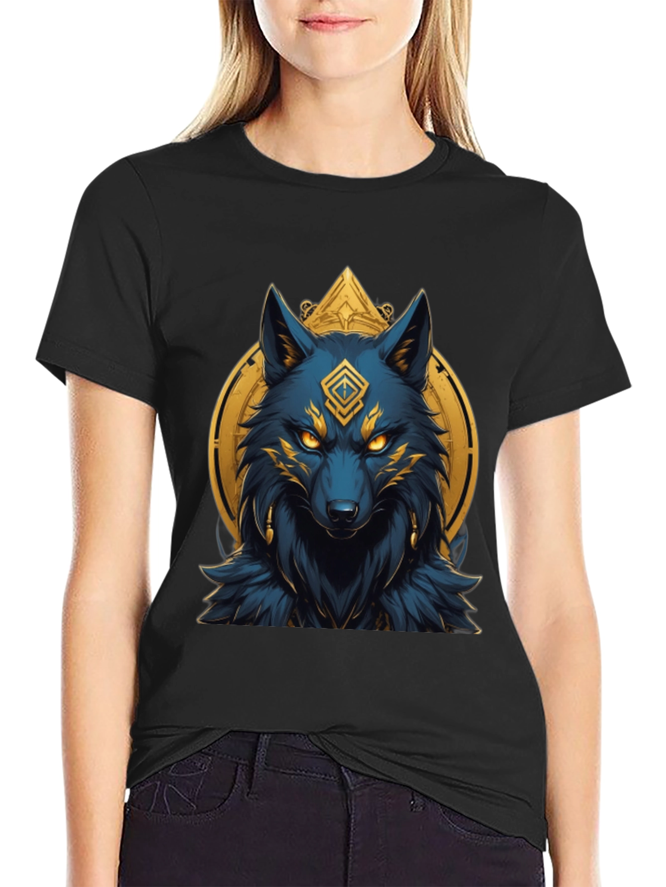 Mystic Wolf Graphic T-Shirt