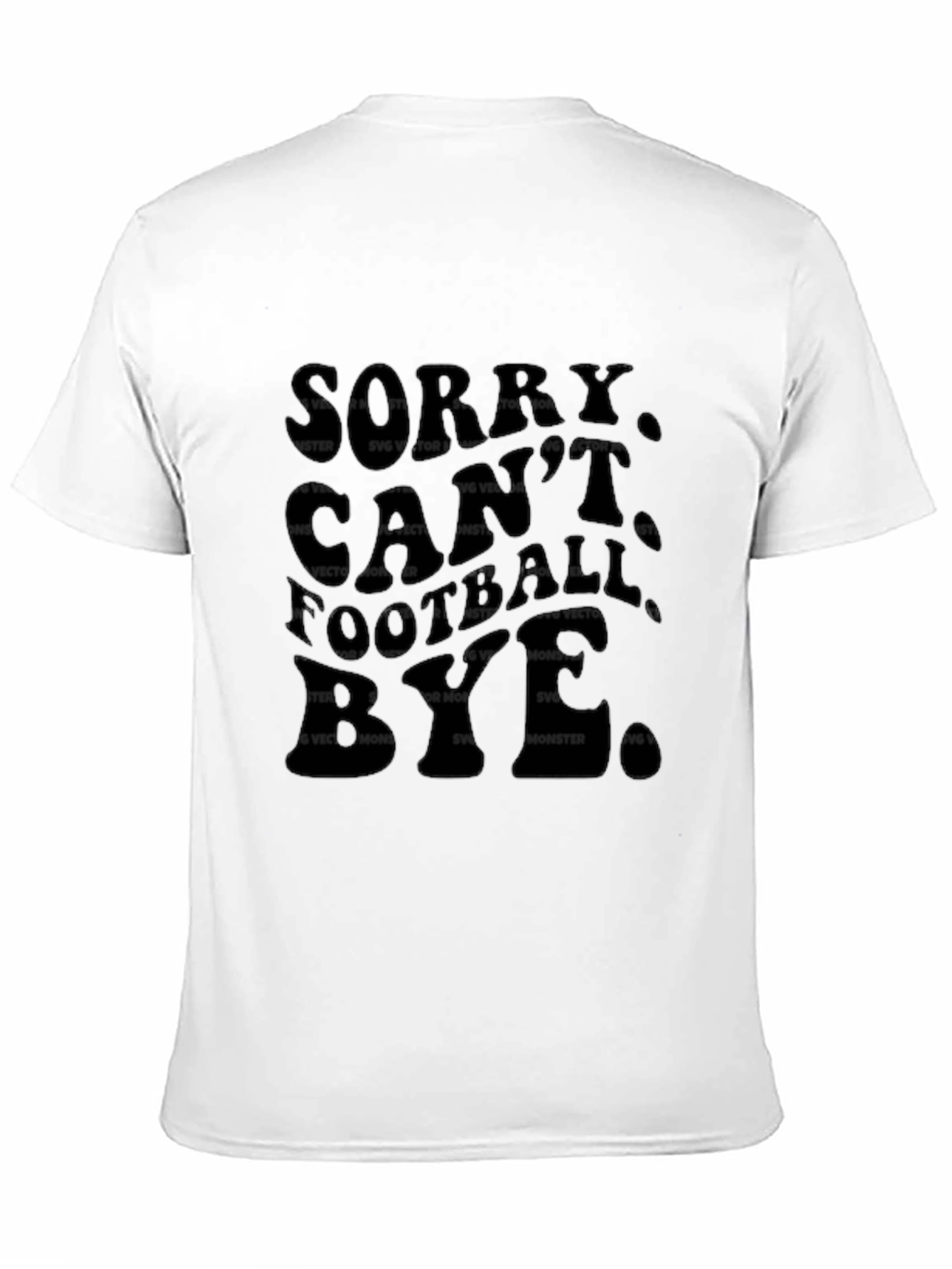 Sorry Cant Football Bye Graphic T-Shirt