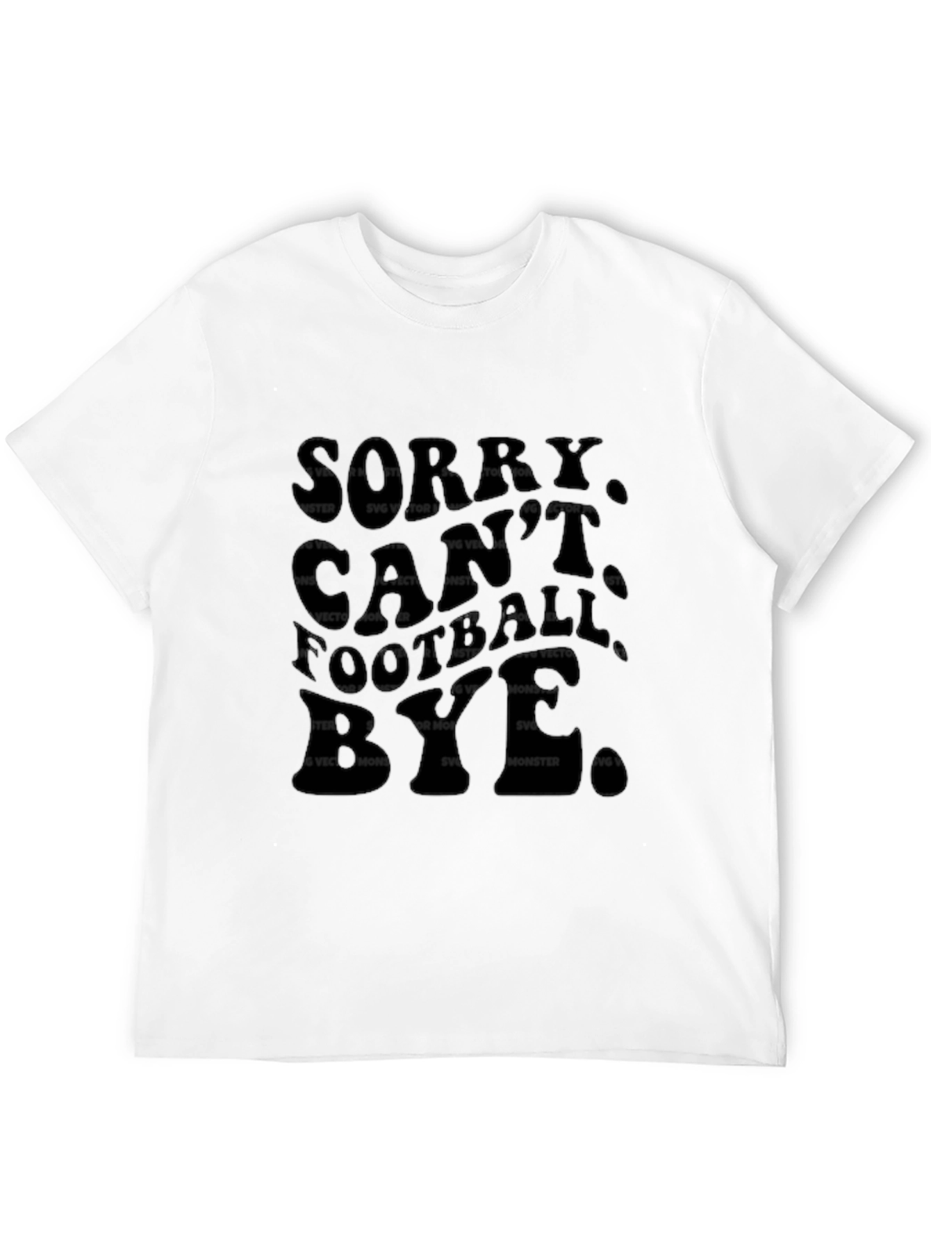 Sorry Cant Football Bye Graphic T-Shirt