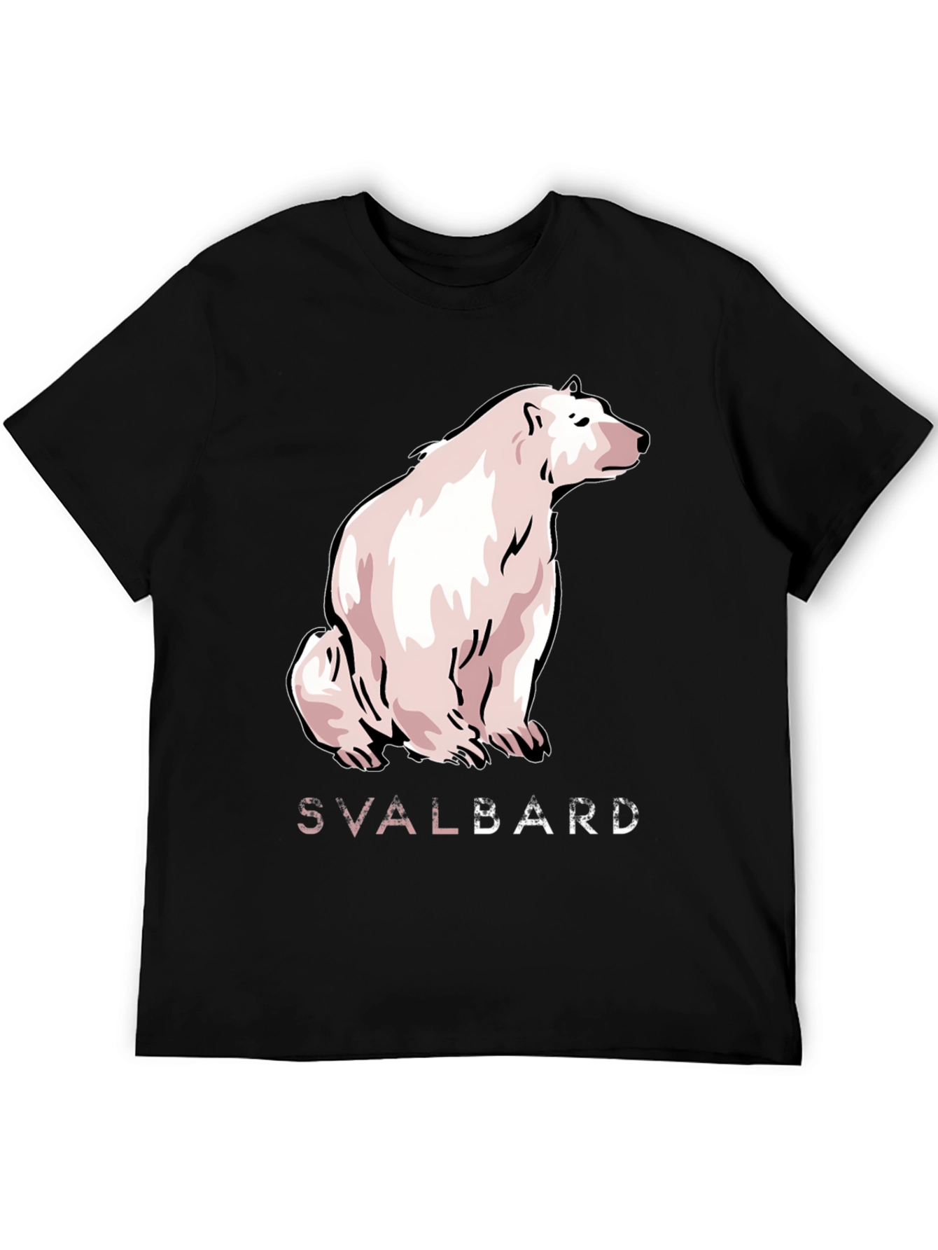 Svalbard Polar Bear Graphic T-Shirt