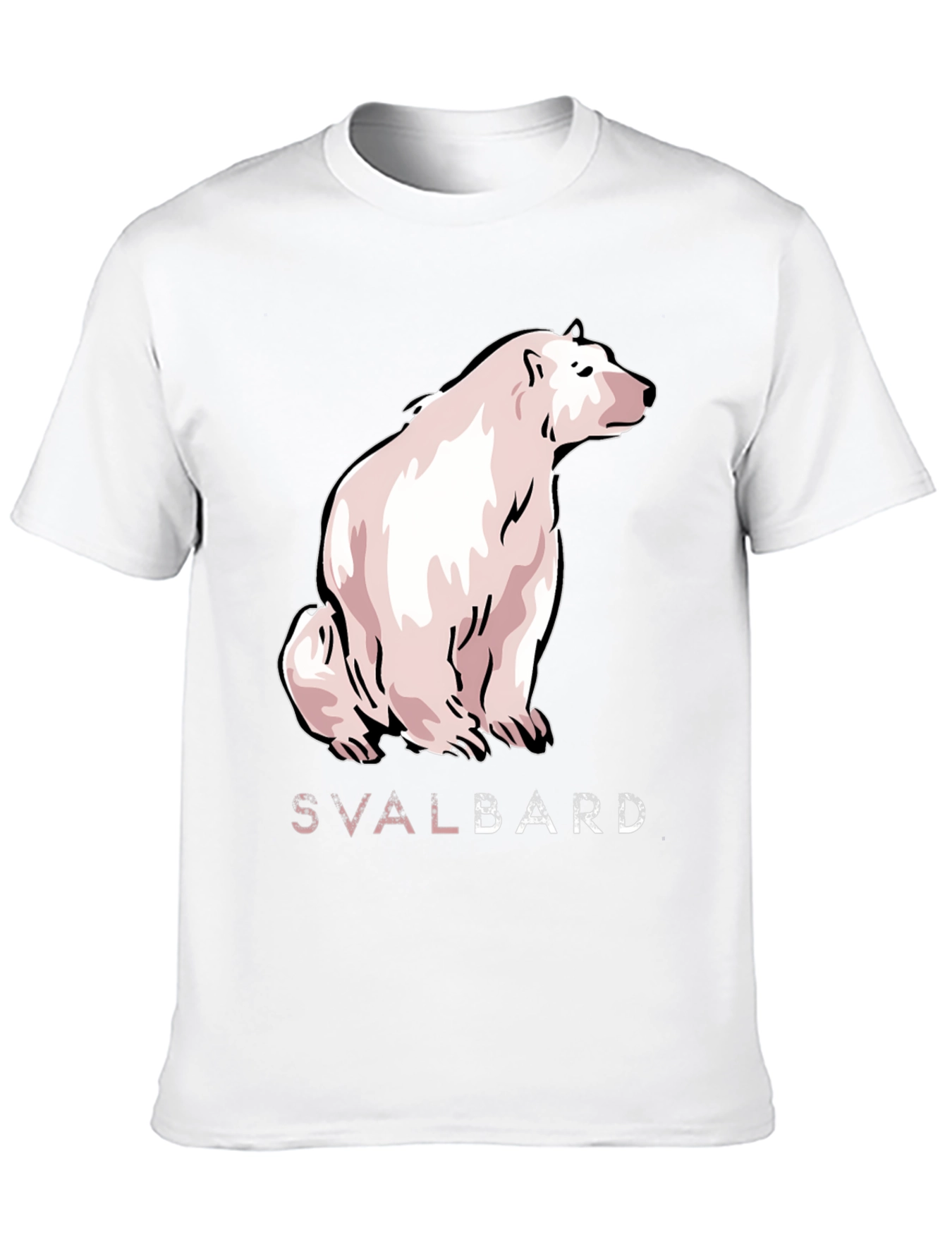 Svalbard Polar Bear Graphic T-Shirt