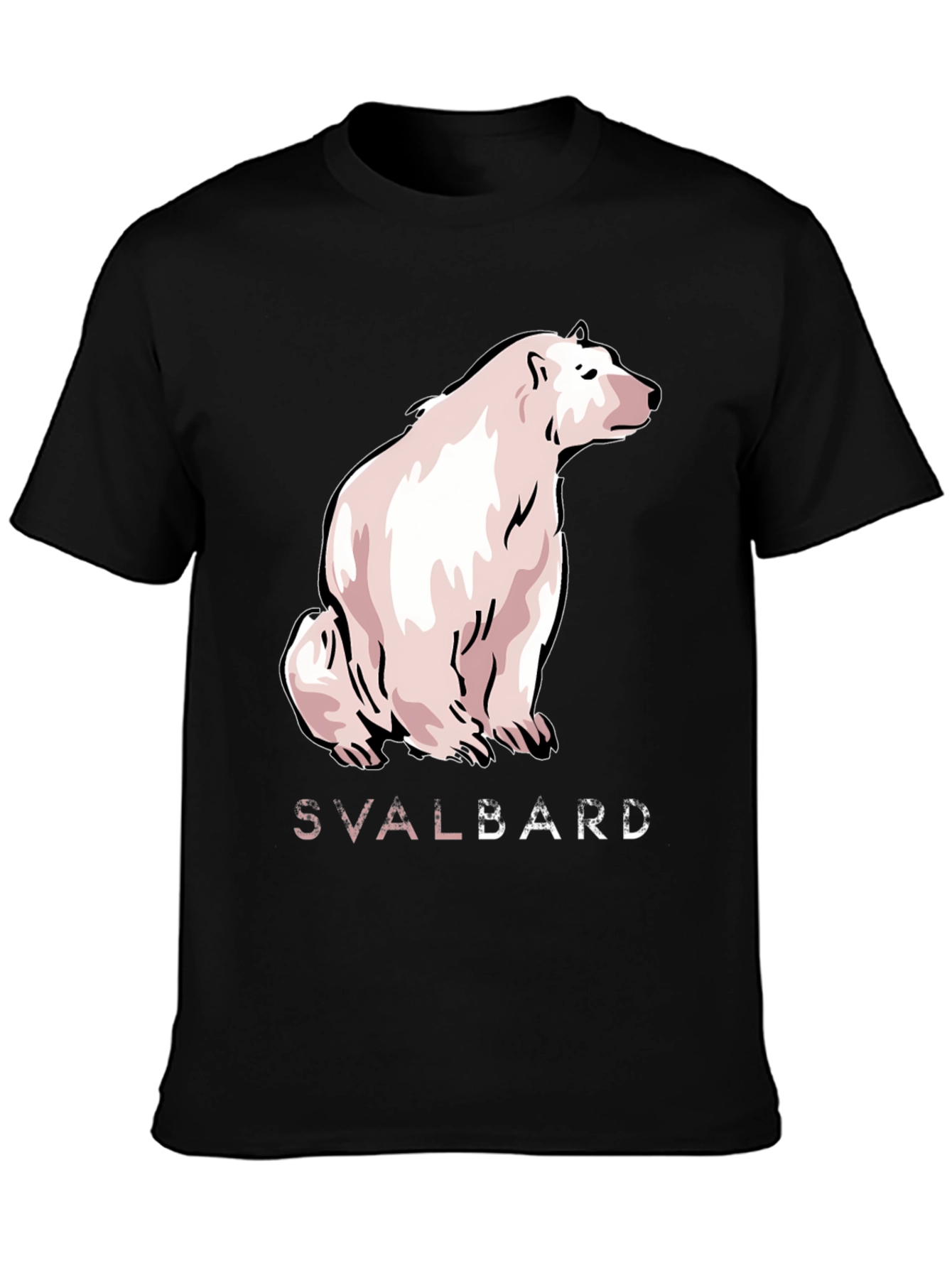 Svalbard Polar Bear Graphic T-Shirt