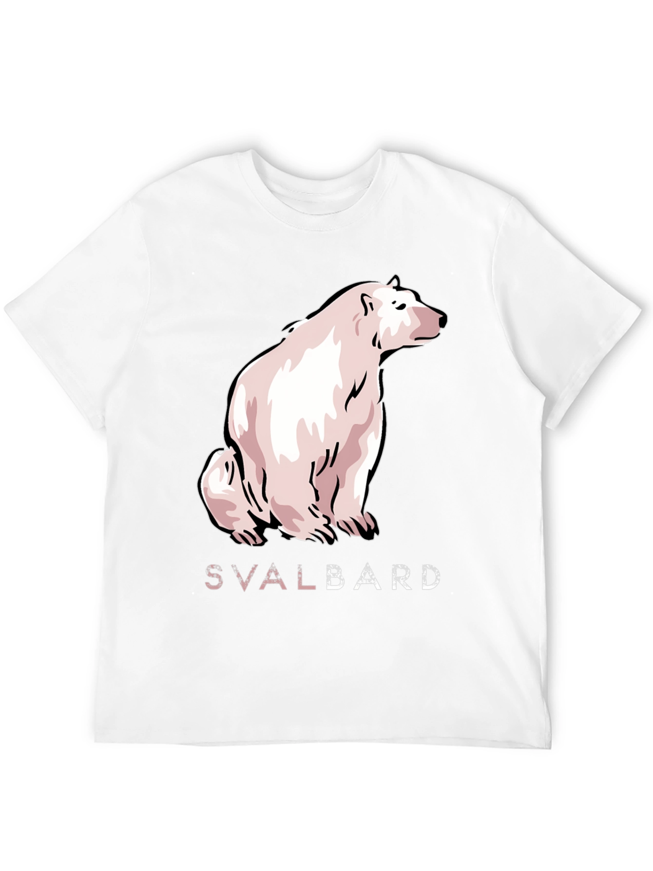 Svalbard Polar Bear Graphic T-Shirt