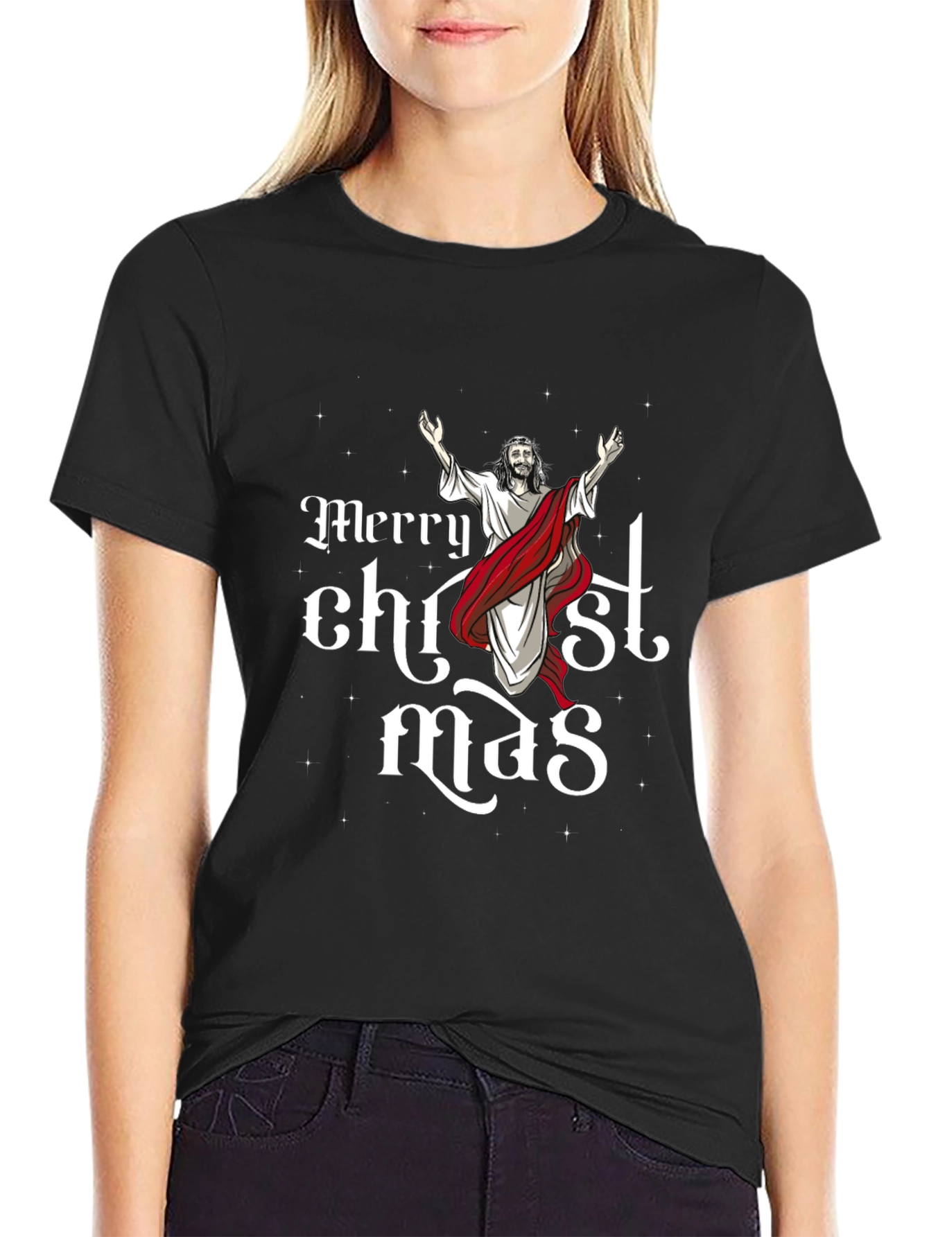 Merry Christmas Jesus T-Shirt - Holiday Apparel