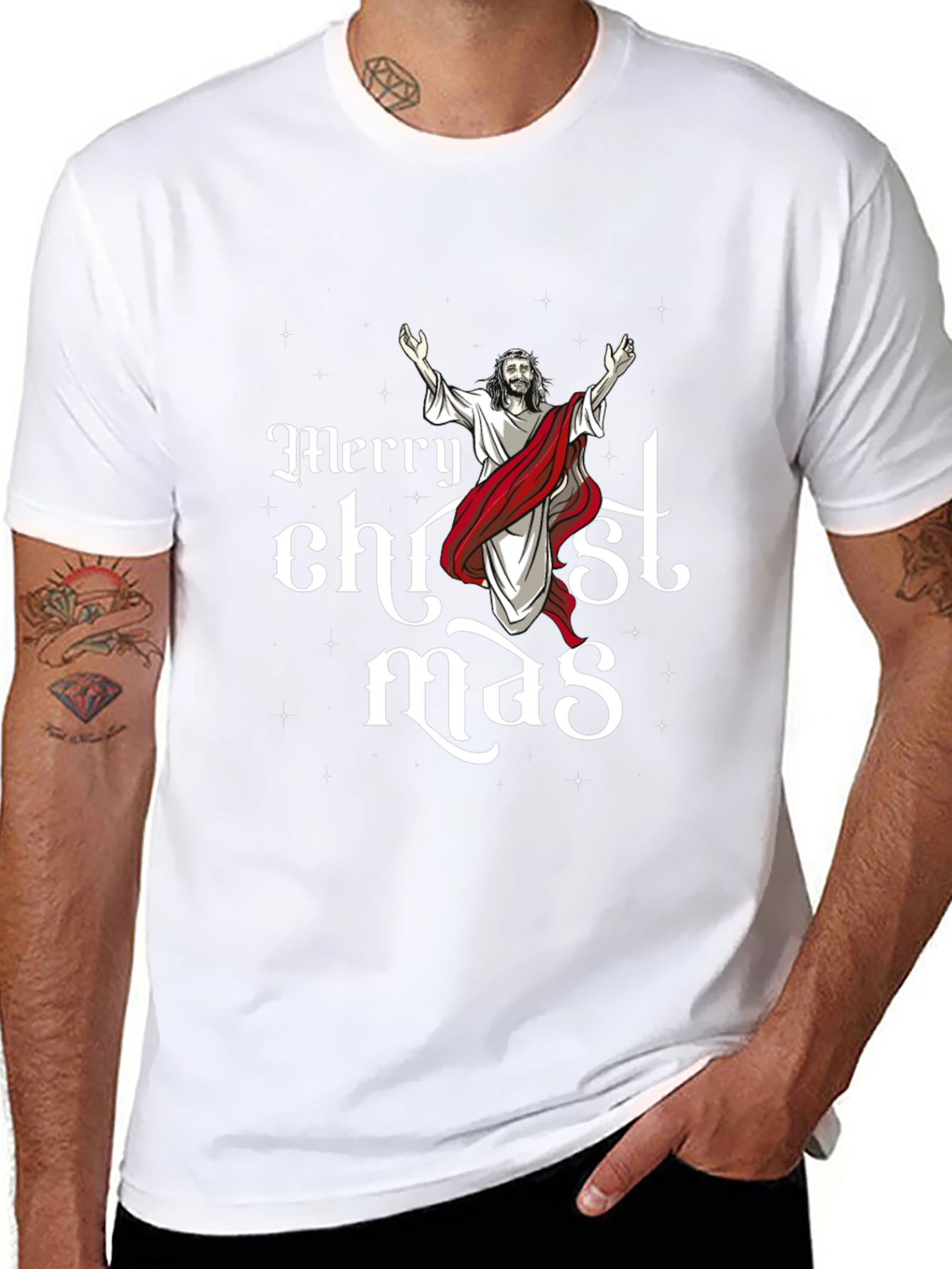 Merry Christmas Jesus T-Shirt - Holiday Apparel
