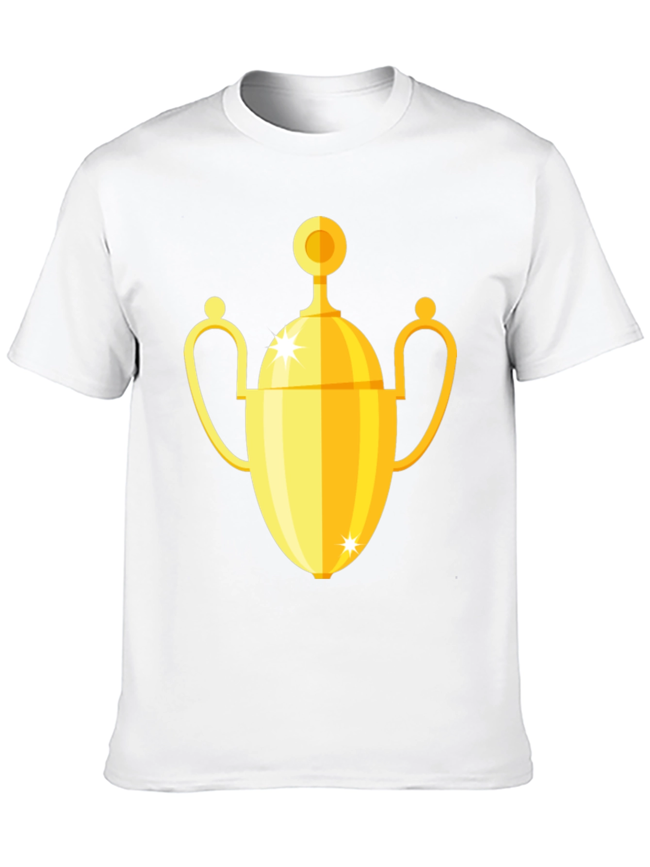 Golden Trophy Graphic Black T-Shirt