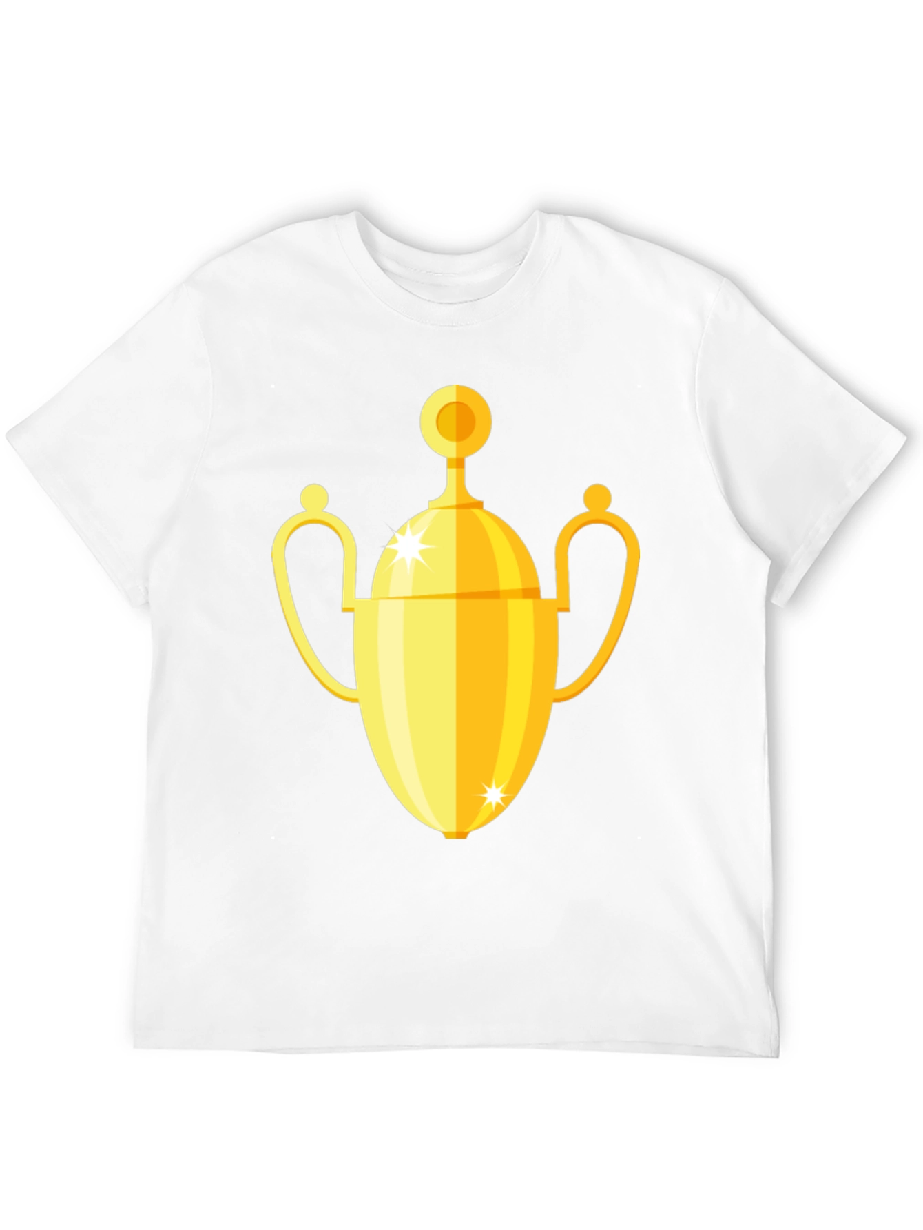 Golden Trophy Graphic Black T-Shirt