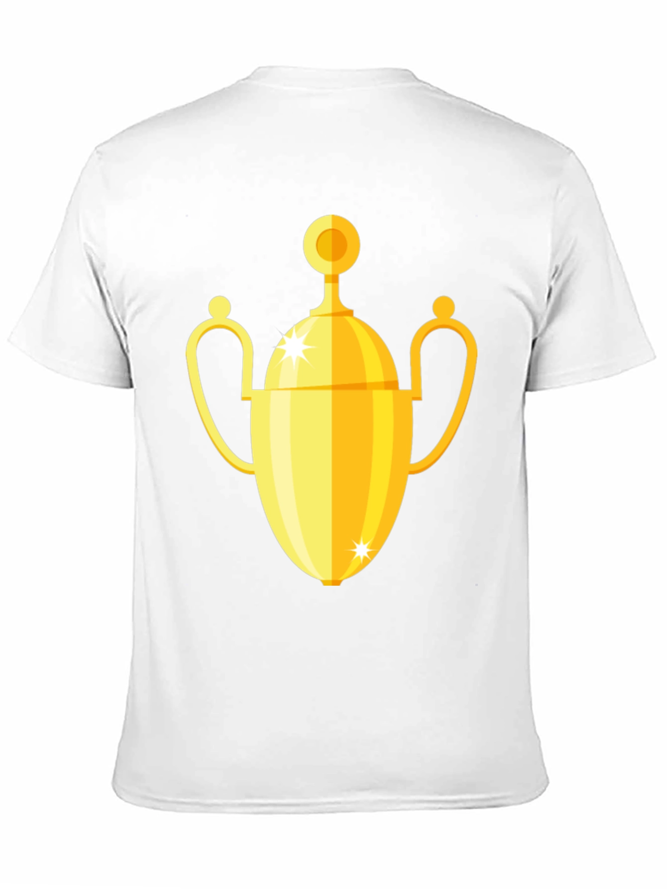 Golden Trophy Graphic Black T-Shirt