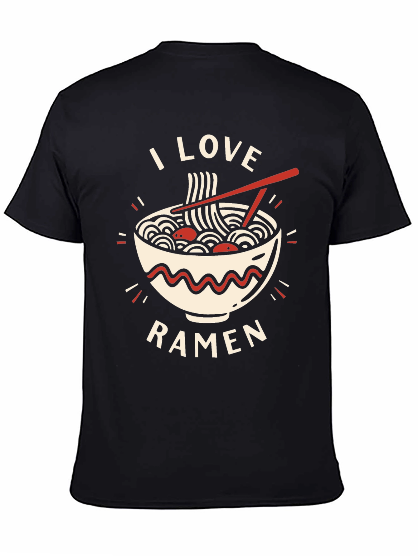 I Love Ramen Graphic Tee - Casual Comfort