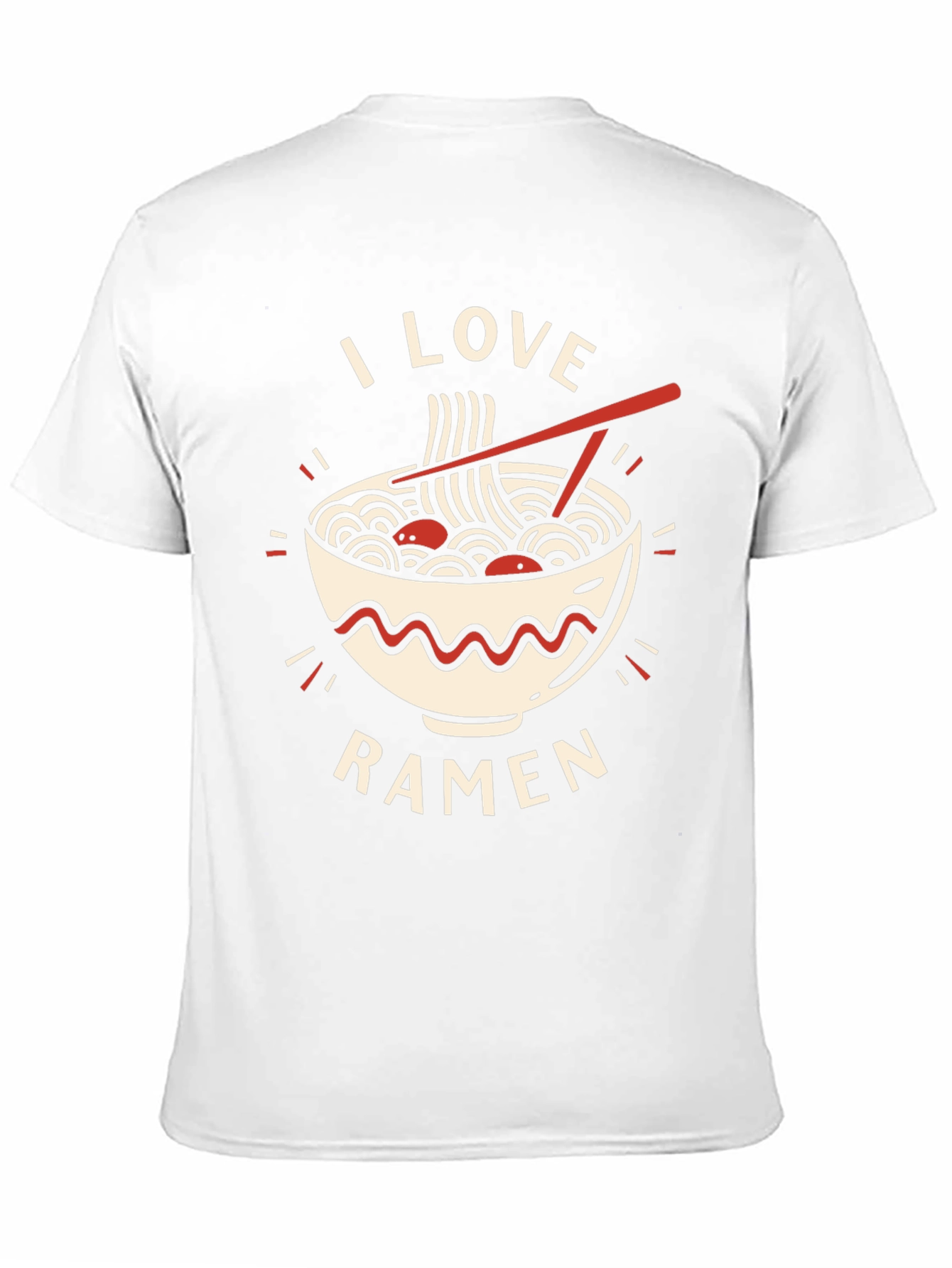 I Love Ramen Graphic Tee - Casual Comfort